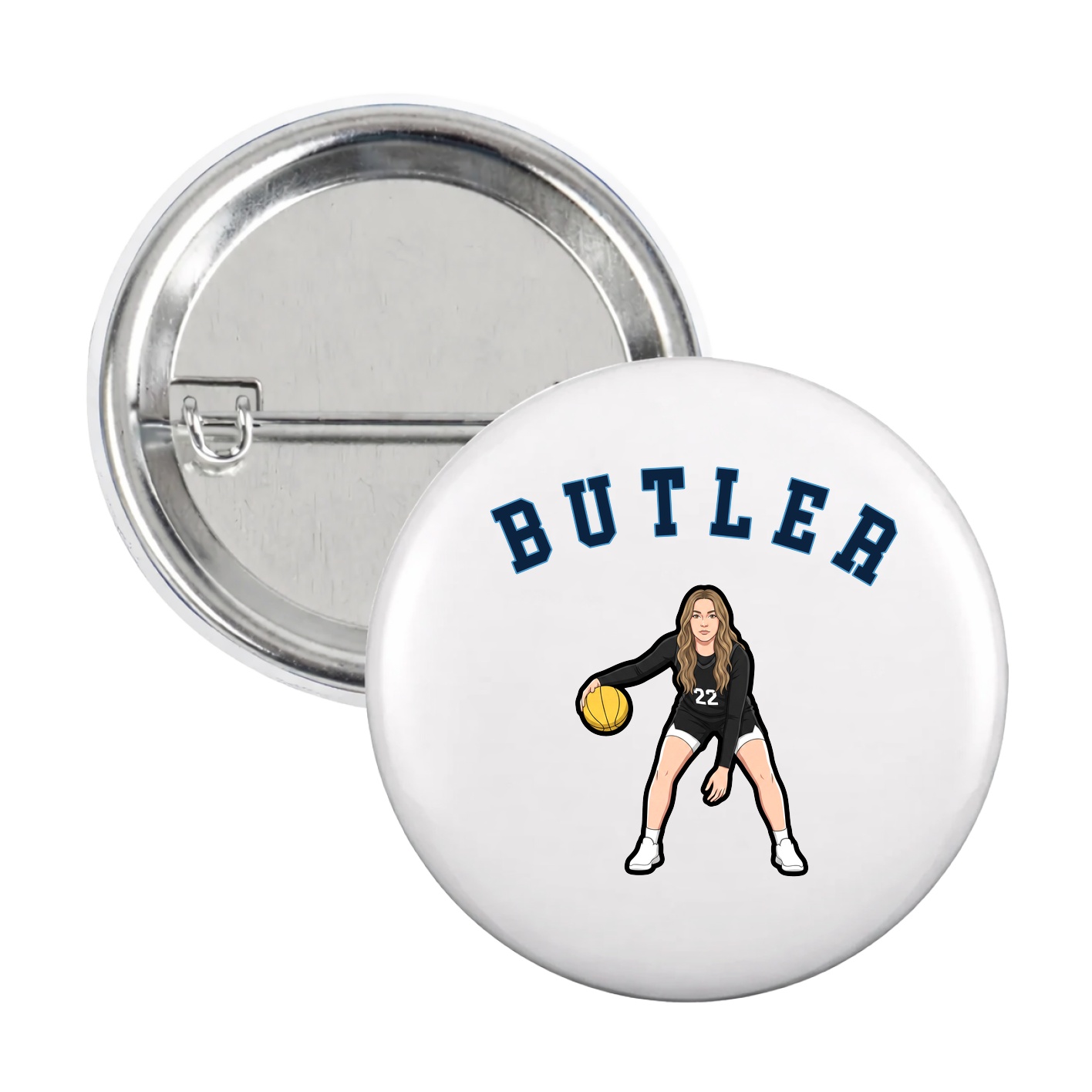 Game Day Button — Shirsey Arch in White