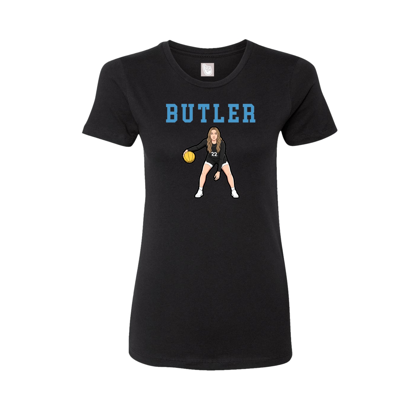 Fitted Women's Tee — Shirsey in Black