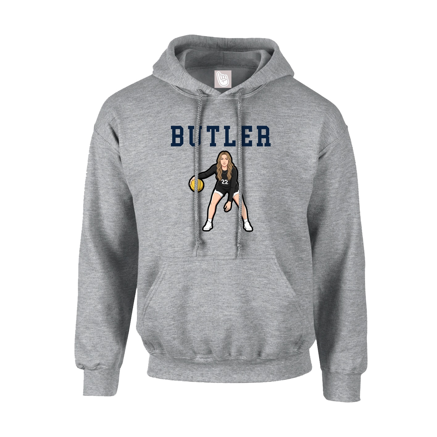 Hoodie — Shirsey in Grey