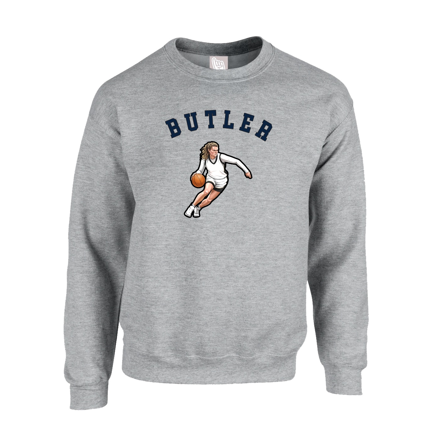 Fleece Crew — Shirsey Arch in Grey