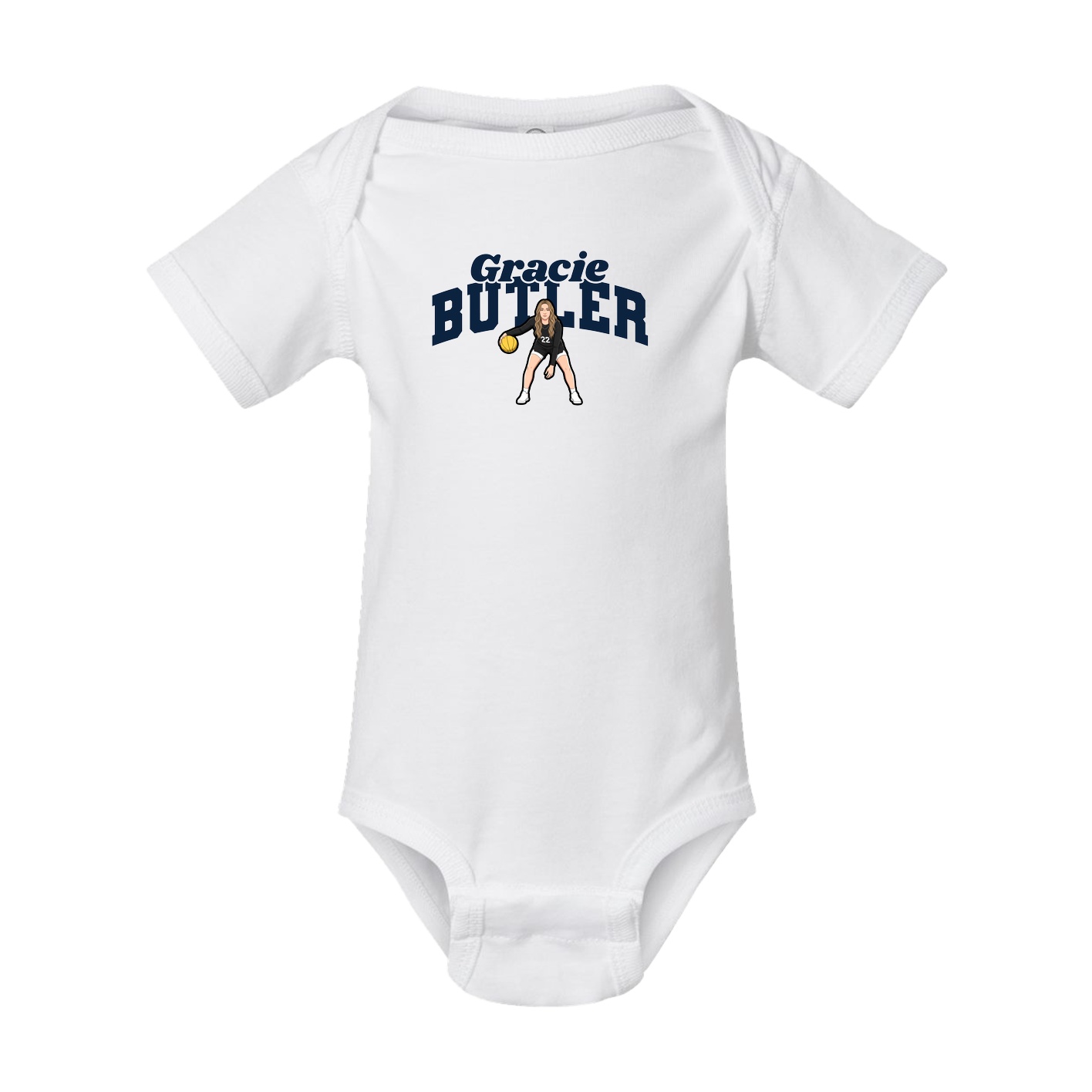 Baby Onesie — Signature Arch in White