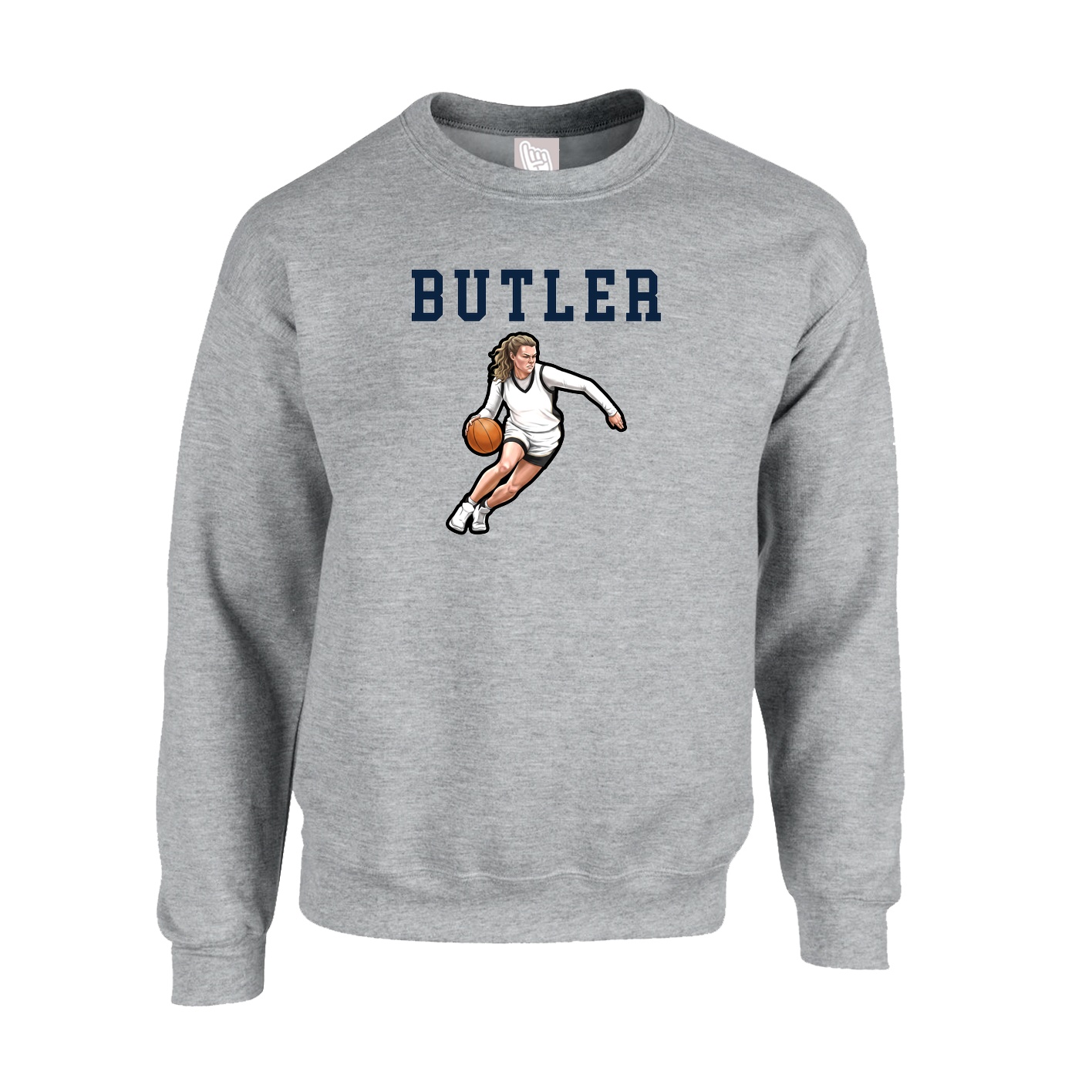 Fleece Crew — Shirsey in Grey