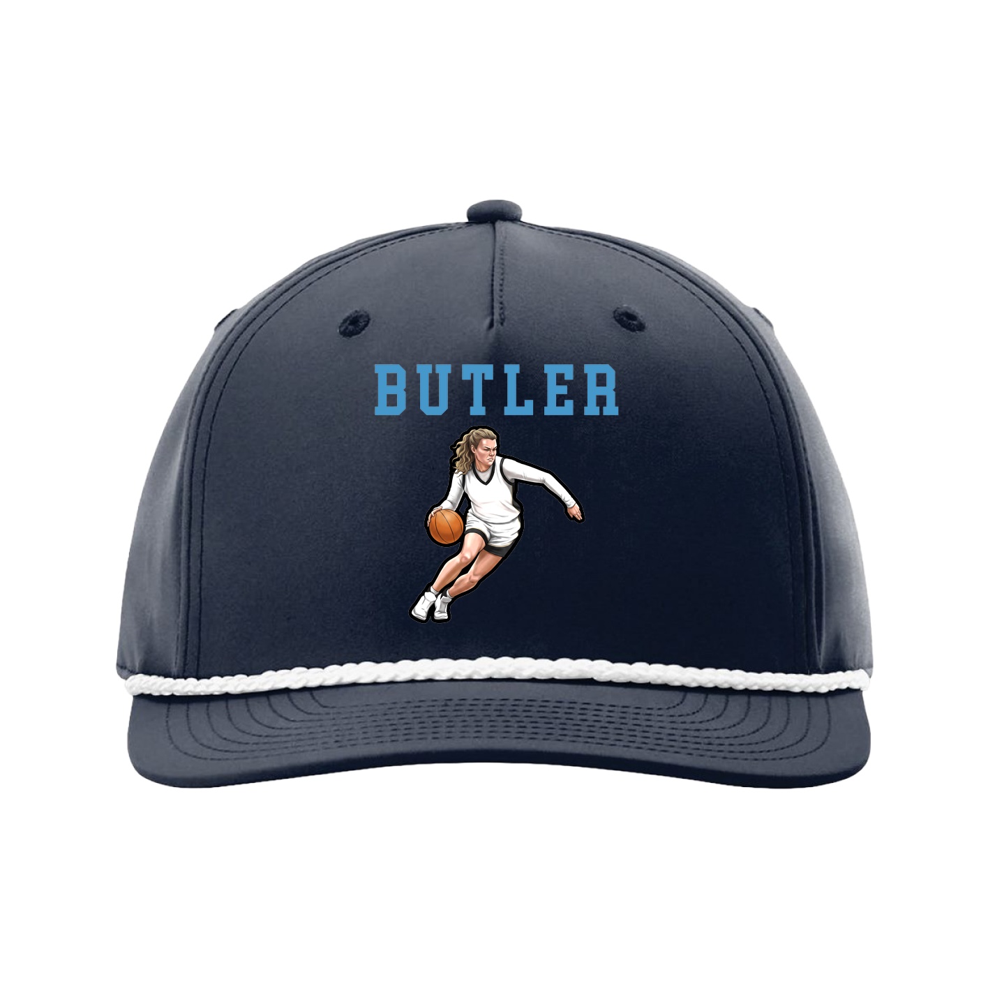 Five-Panel Classic Rope Cap — Shirsey in Navy