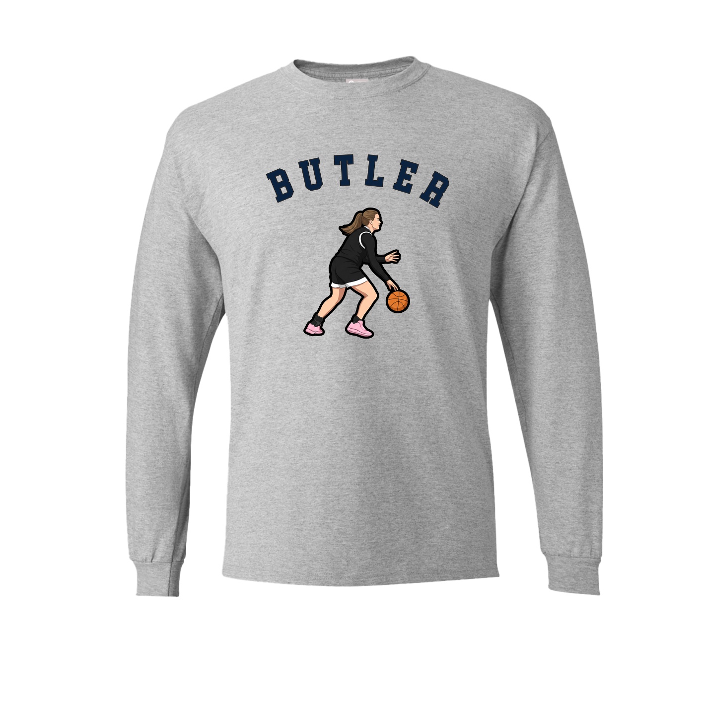 Long Sleeve Tee — Shirsey Arch in Grey