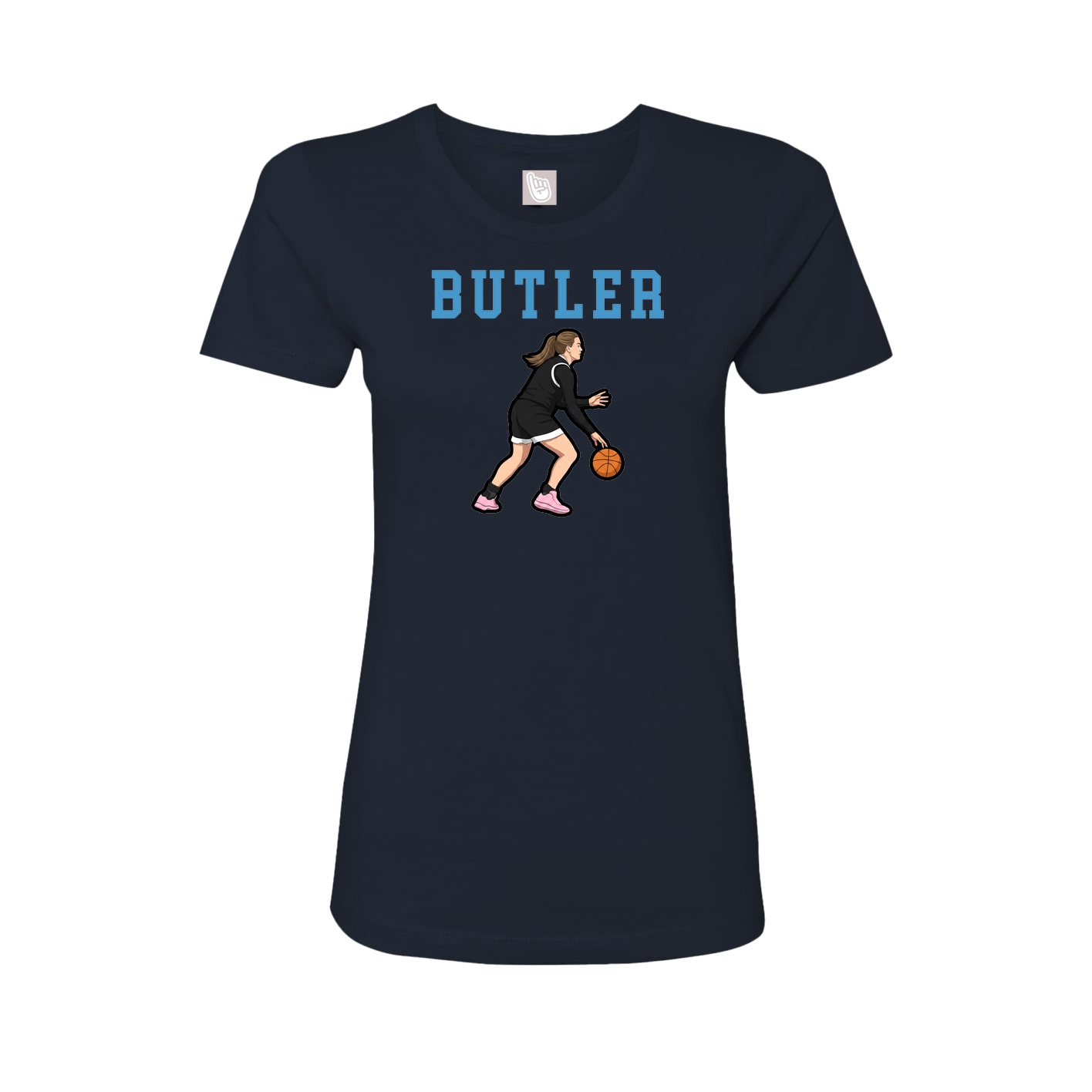Fitted Women's Tee — Shirsey in Navy