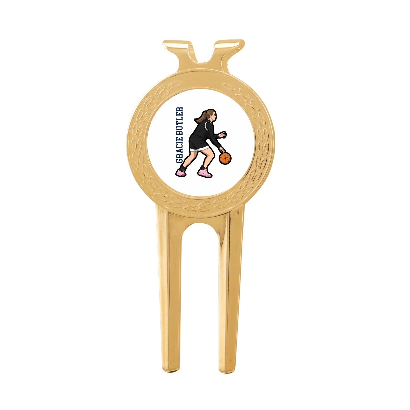 Divot Tool with Ball Marker — Name Vertical in Classic