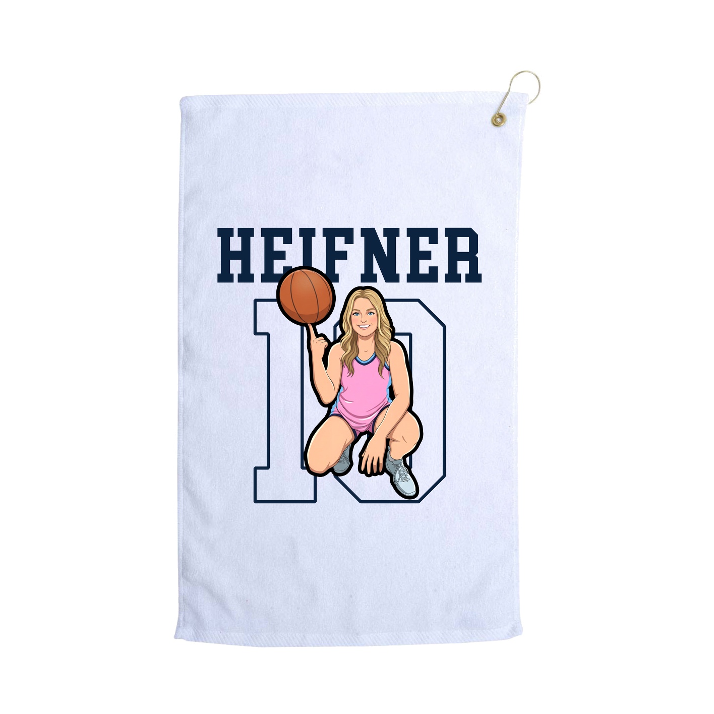 Golf Towel — Shirsey in White