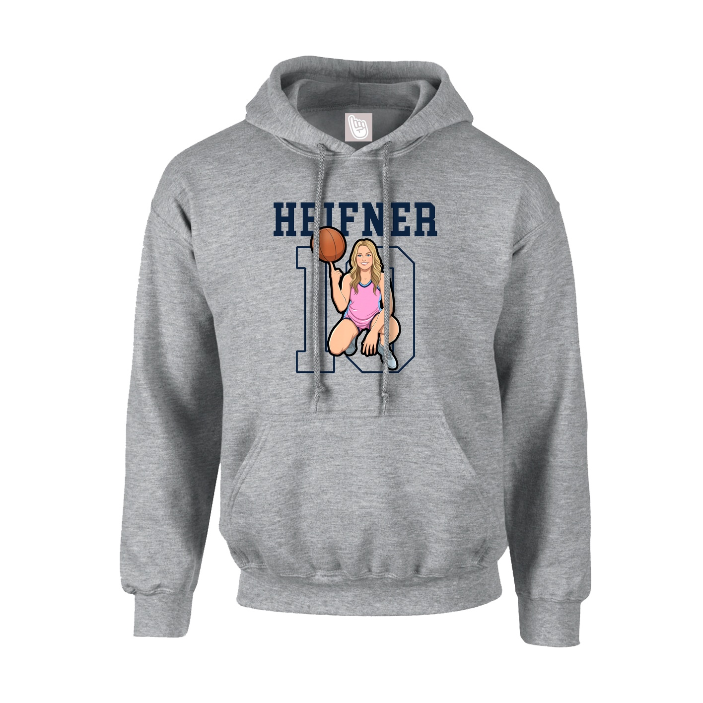 Hoodie — Shirsey in Grey