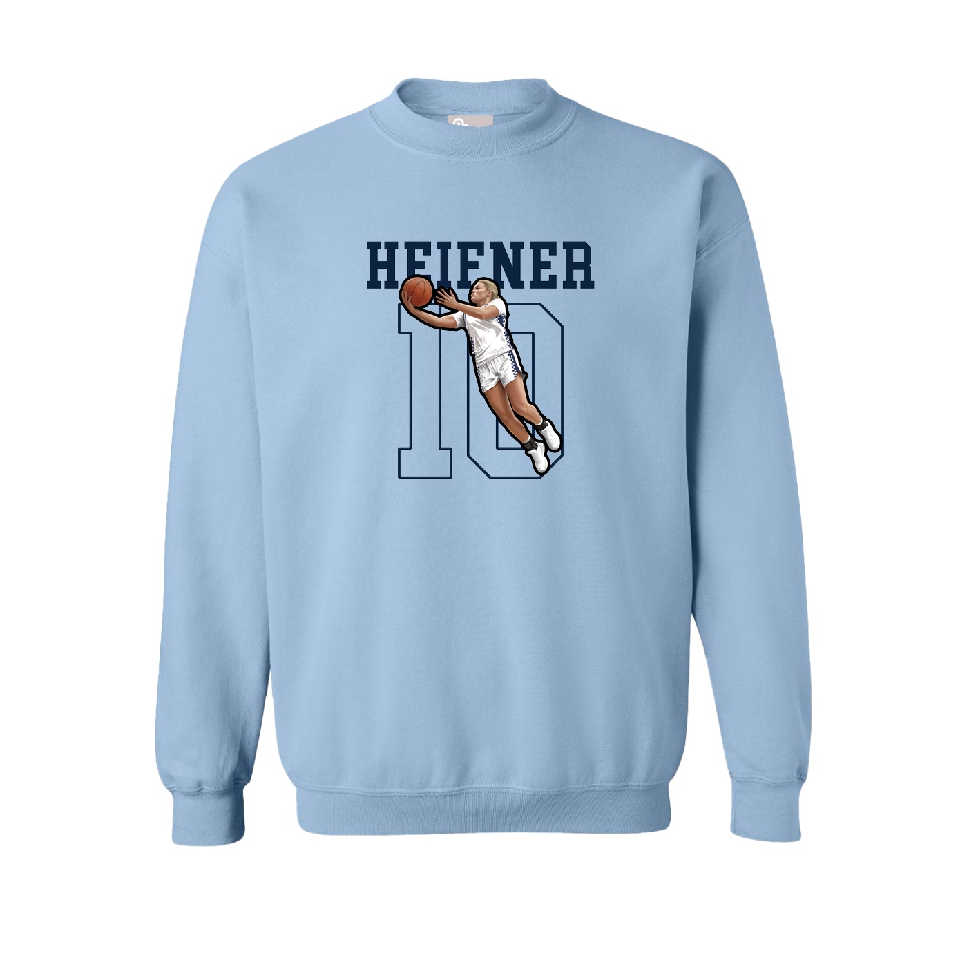 Fleece Crew — Shirsey in Light Blue