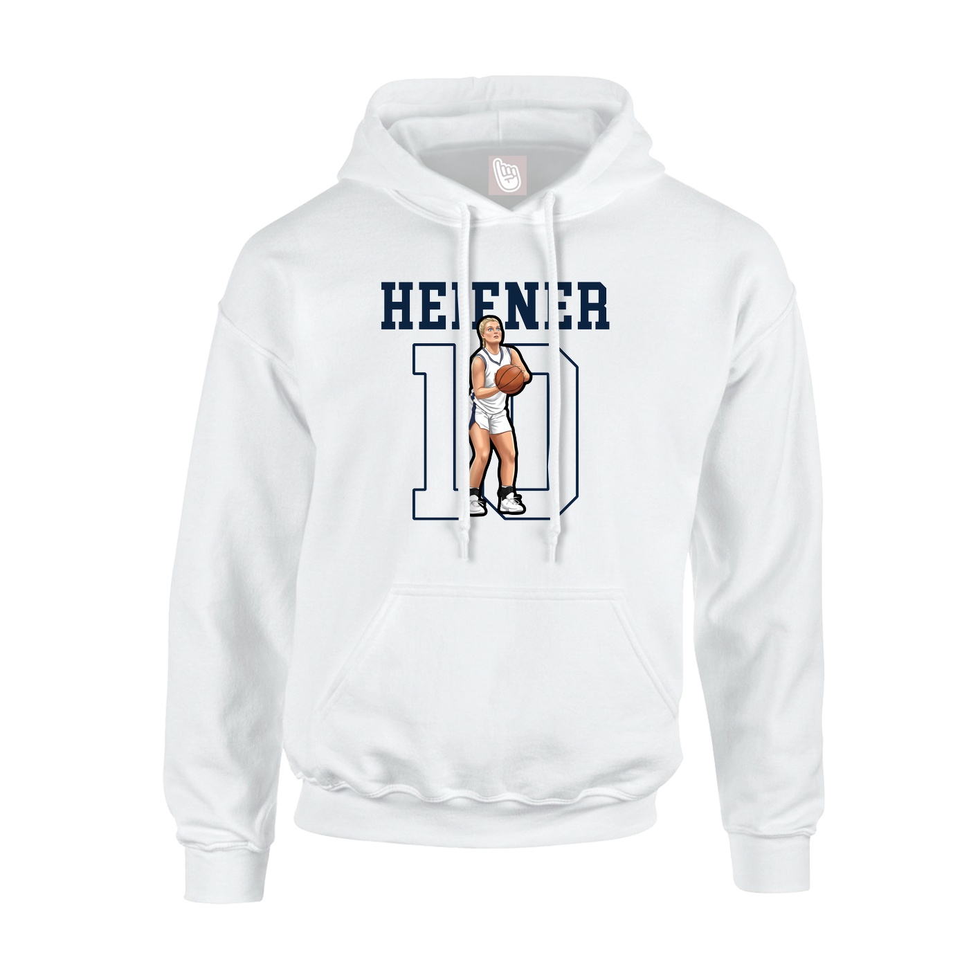 Hoodie — Shirsey in White