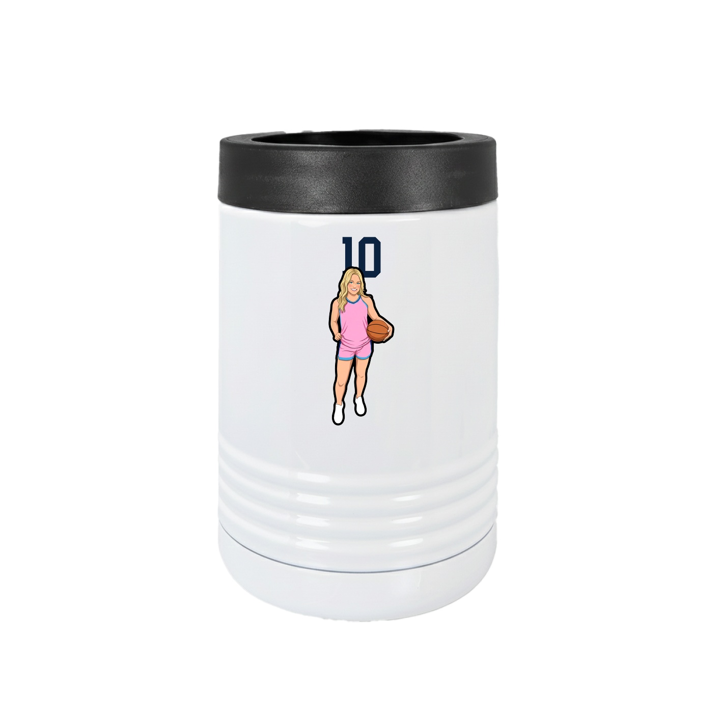 Beverage Holder — Number Top in White
