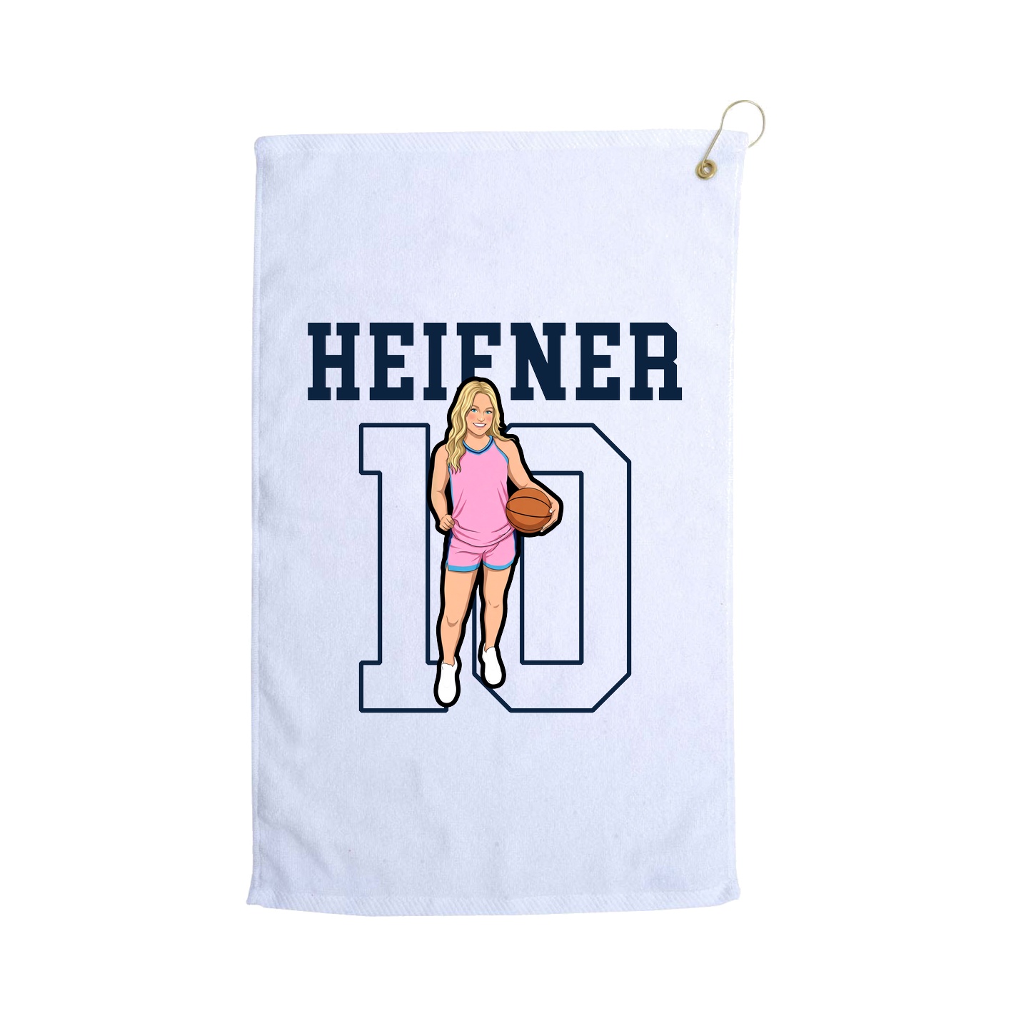 Golf Towel — Shirsey in White