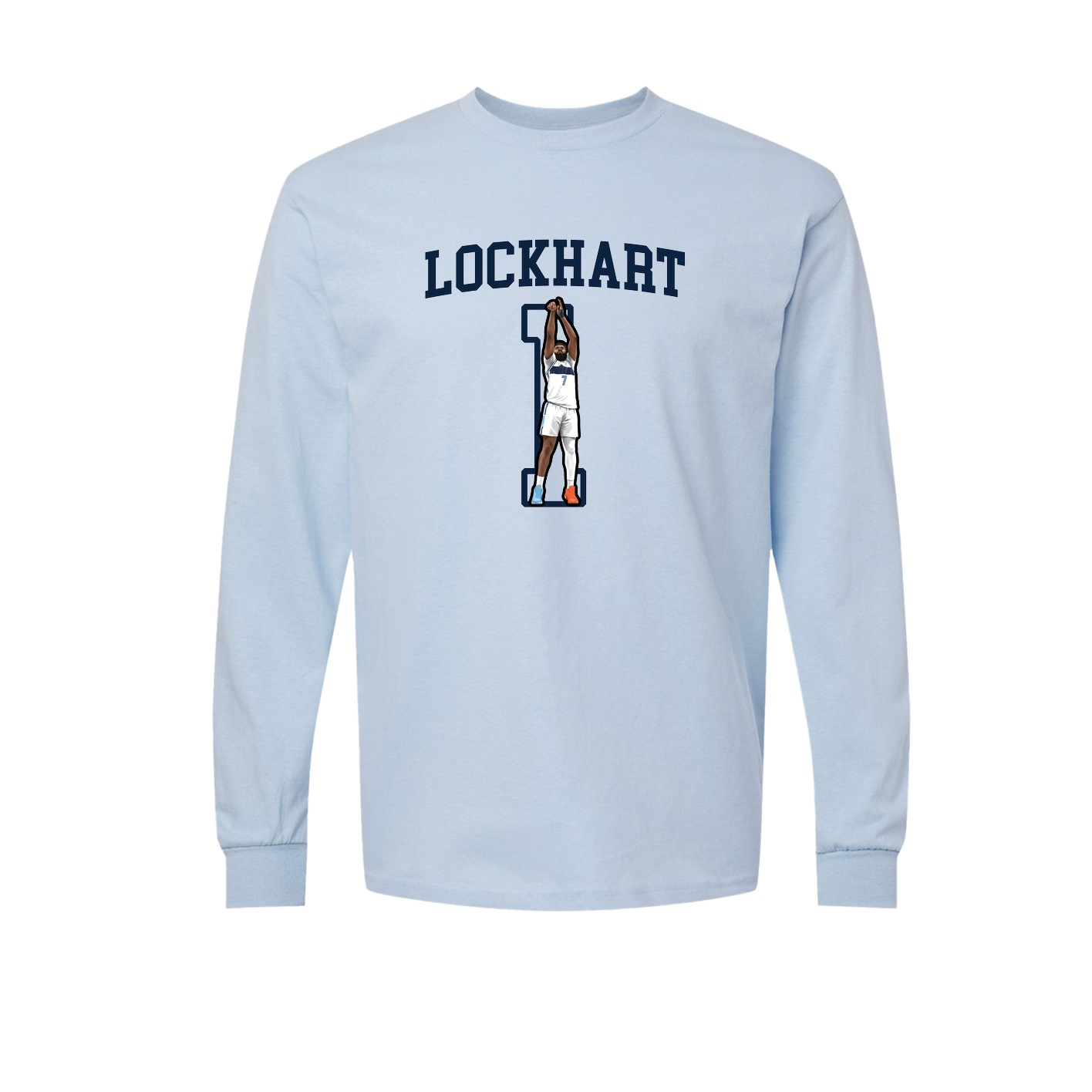 Long Sleeve Tee — Shirsey in Light Blue