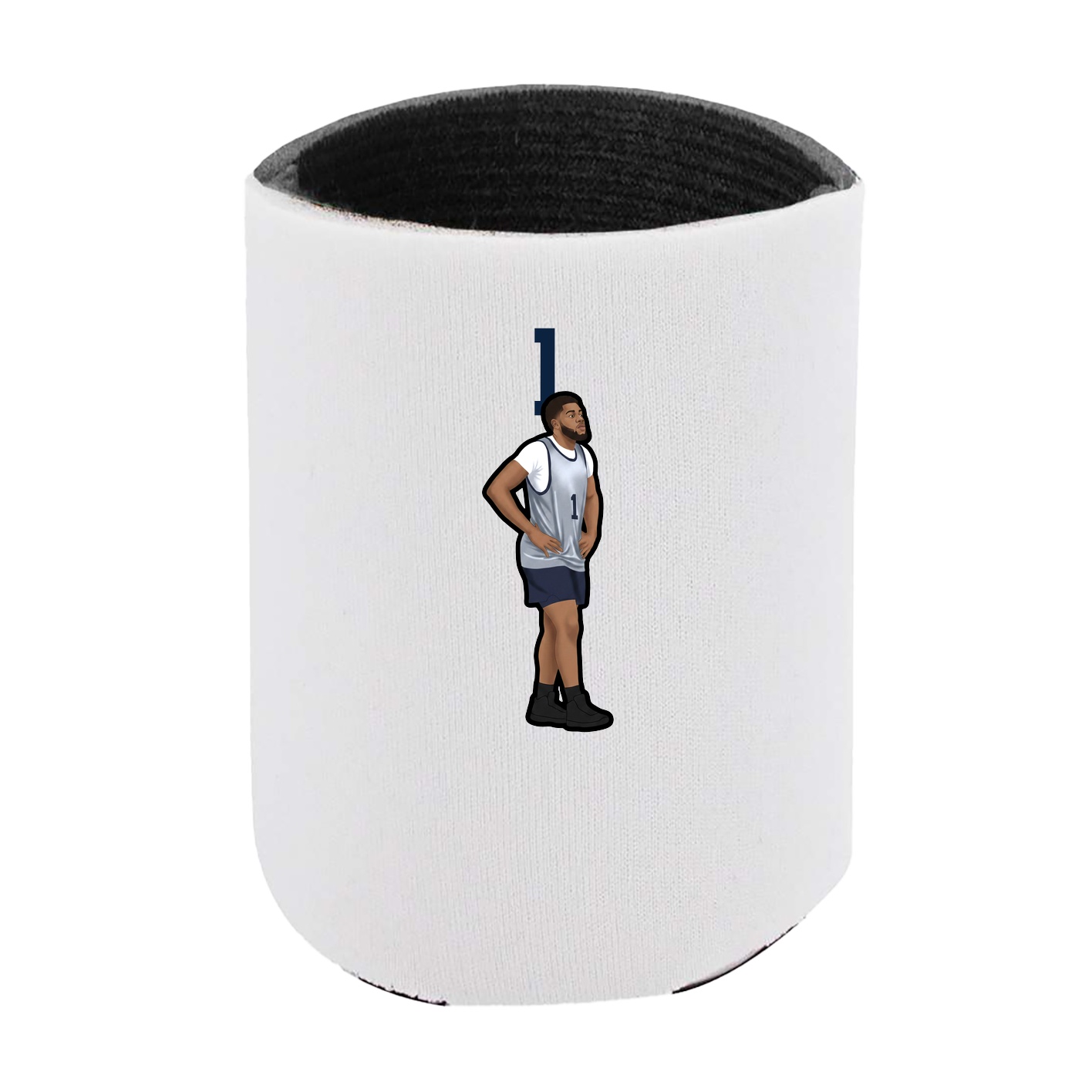 Can Holder — Number Top in White