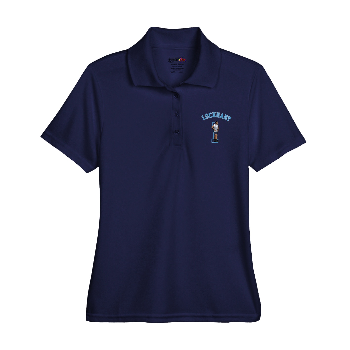 Womens Performance Polo — Shirsey Arch in Navy