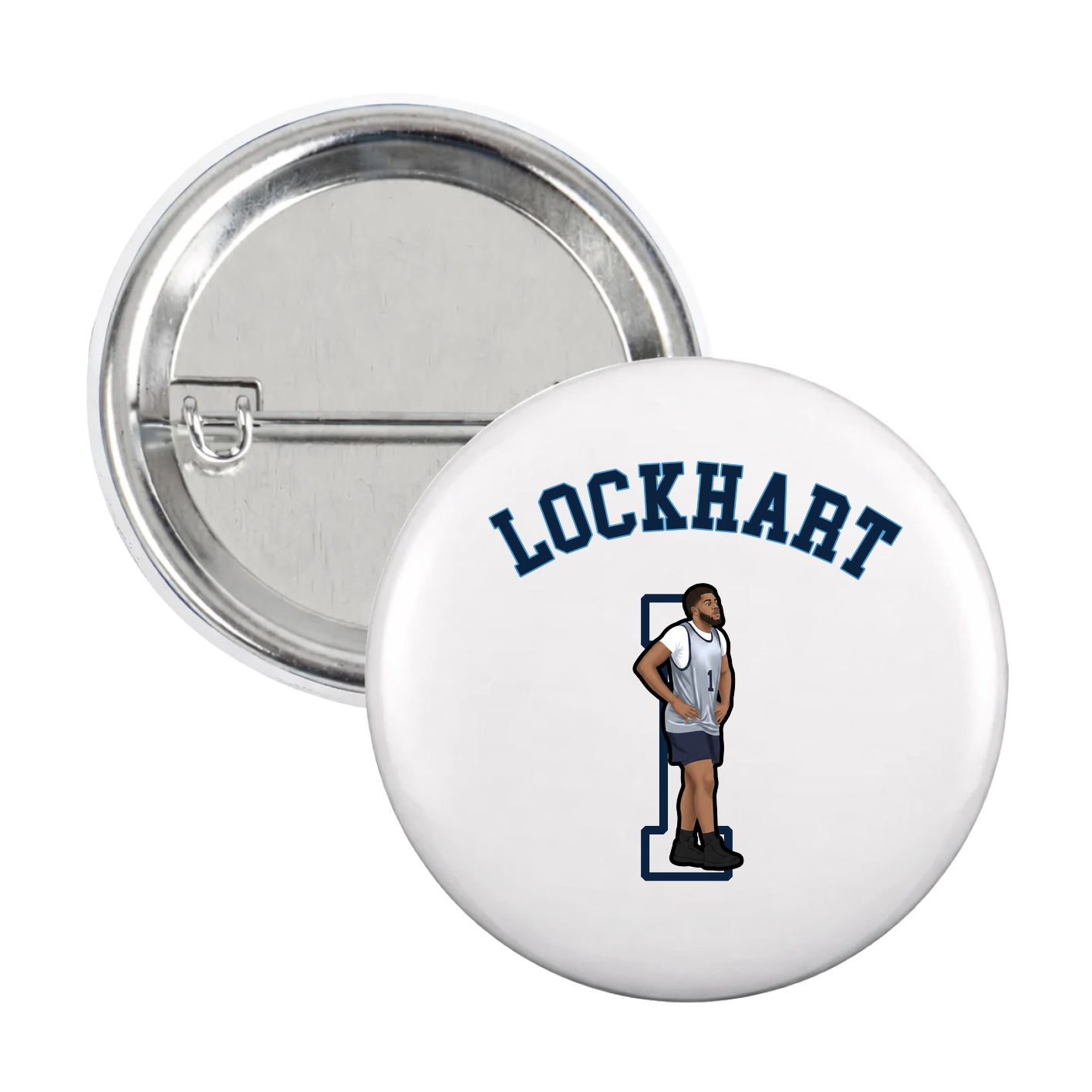 Game Day Button — Shirsey Arch in White