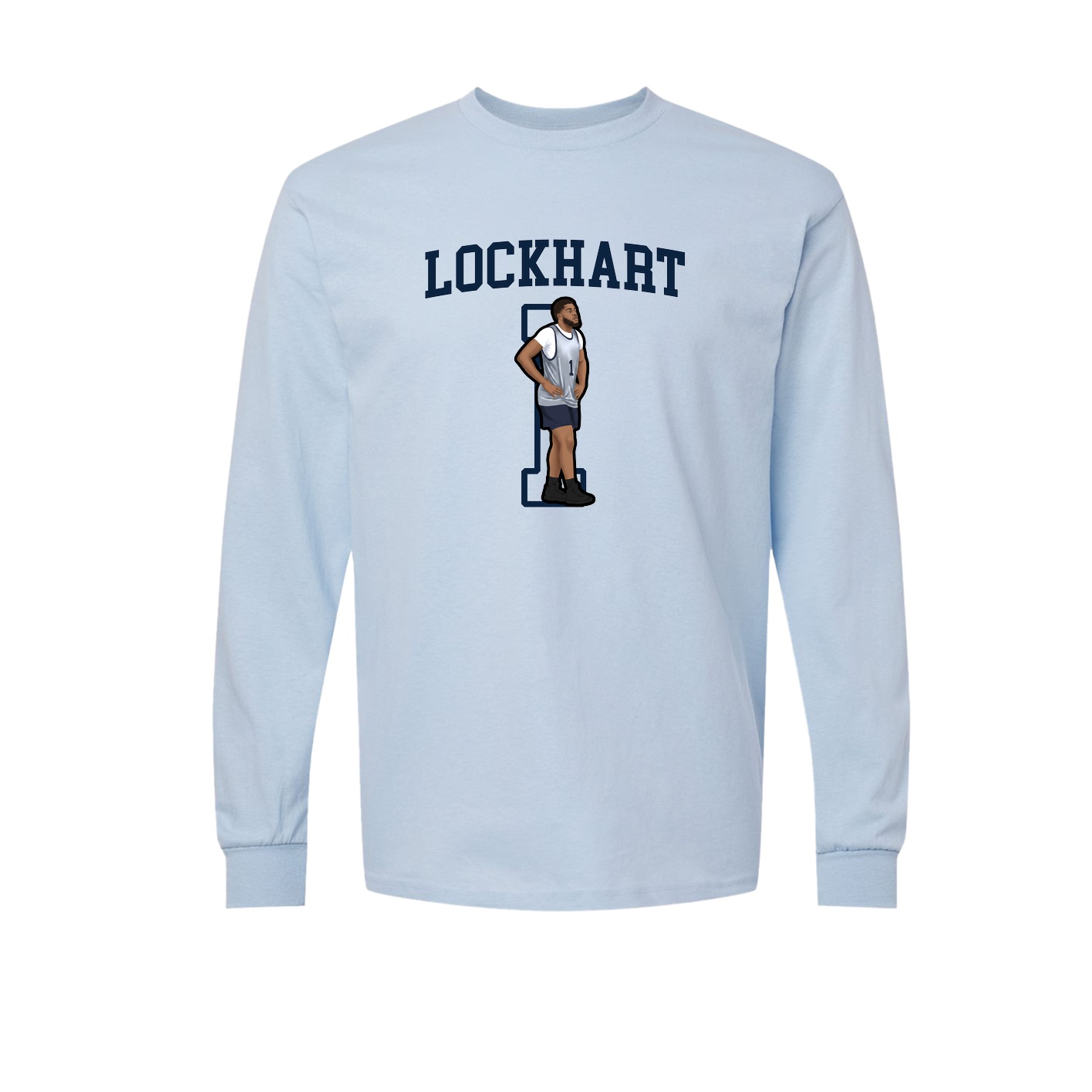 Long Sleeve Tee — Shirsey in Light Blue