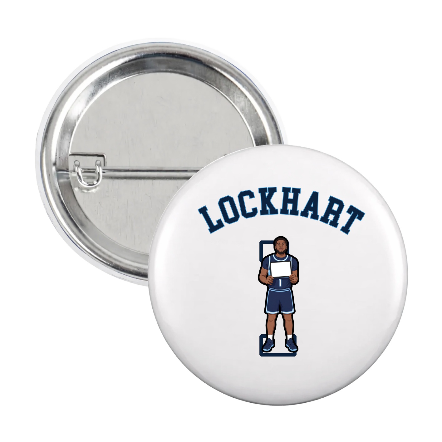 Game Day Button — Shirsey Arch in White