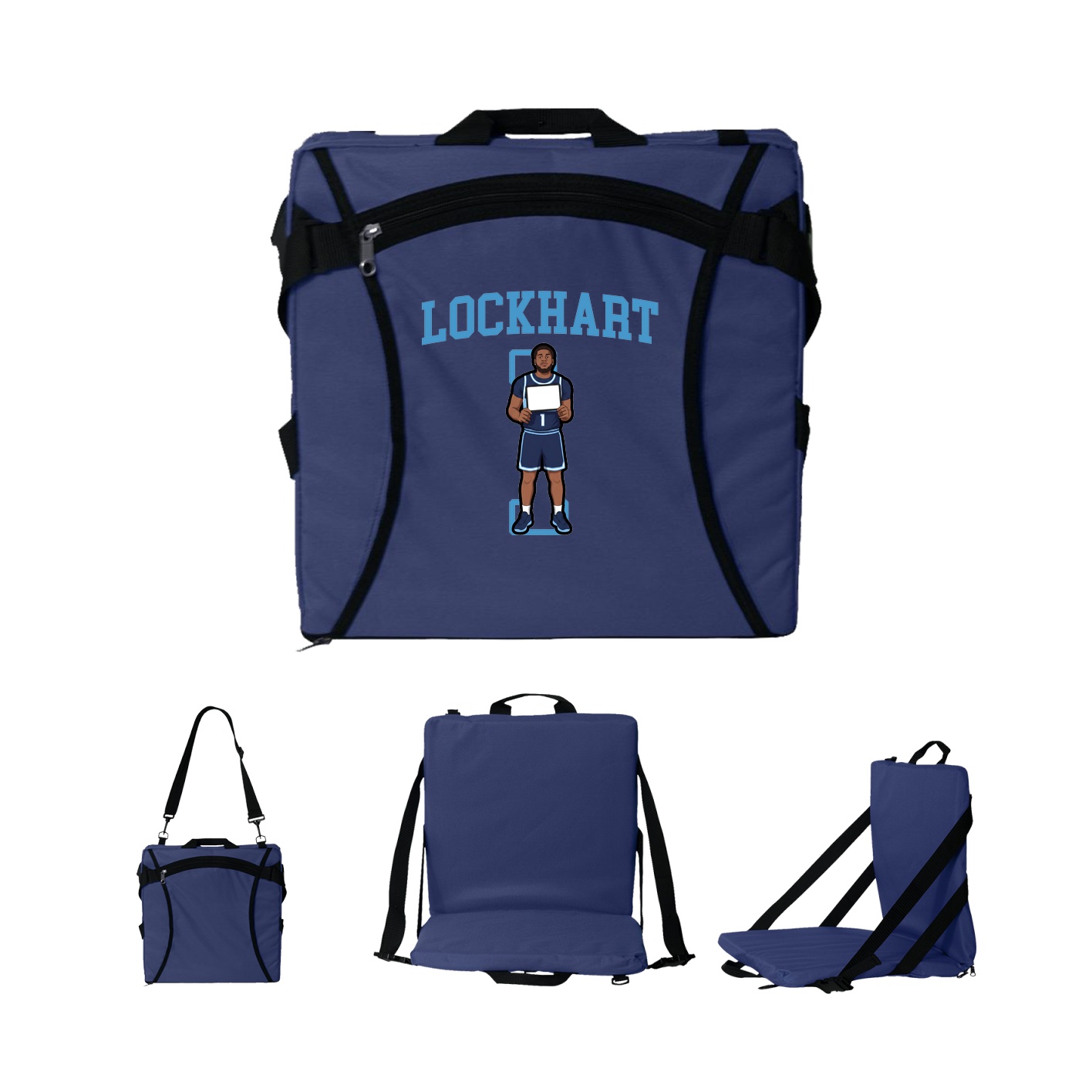 Folding Stadium Seat — Shirsey in Navy