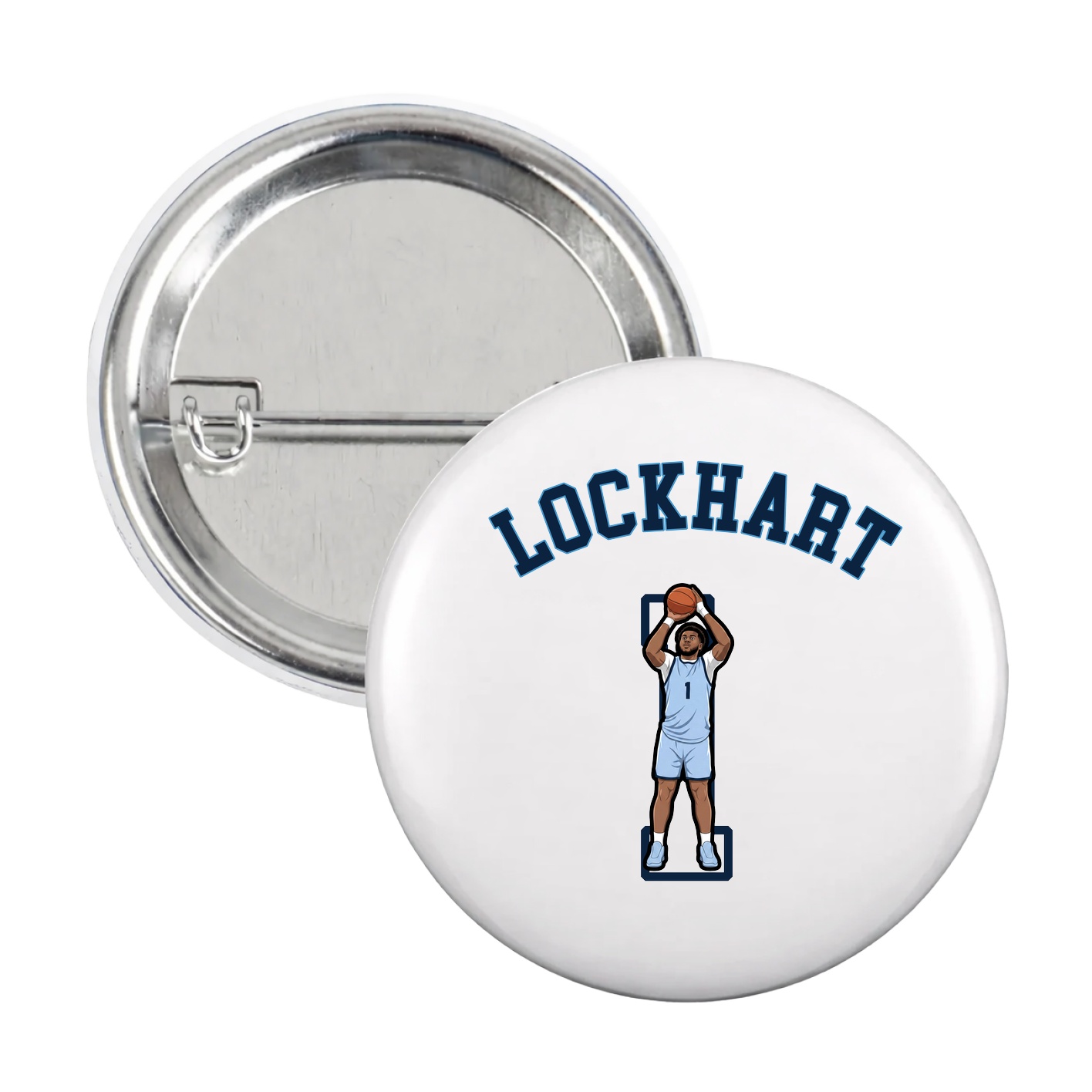 Game Day Button — Shirsey Arch in White