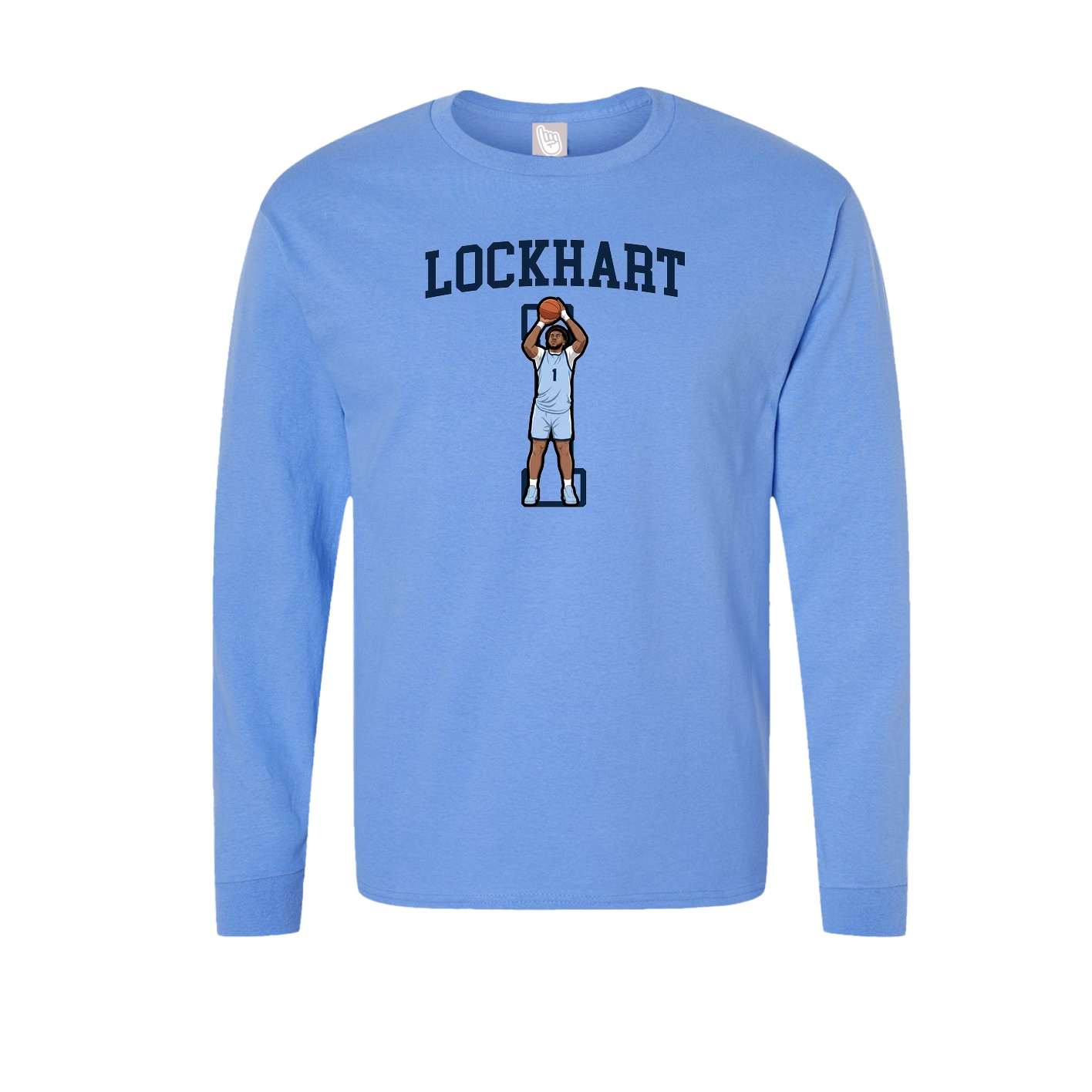 Long Sleeve Tee — Shirsey in Powder Blue
