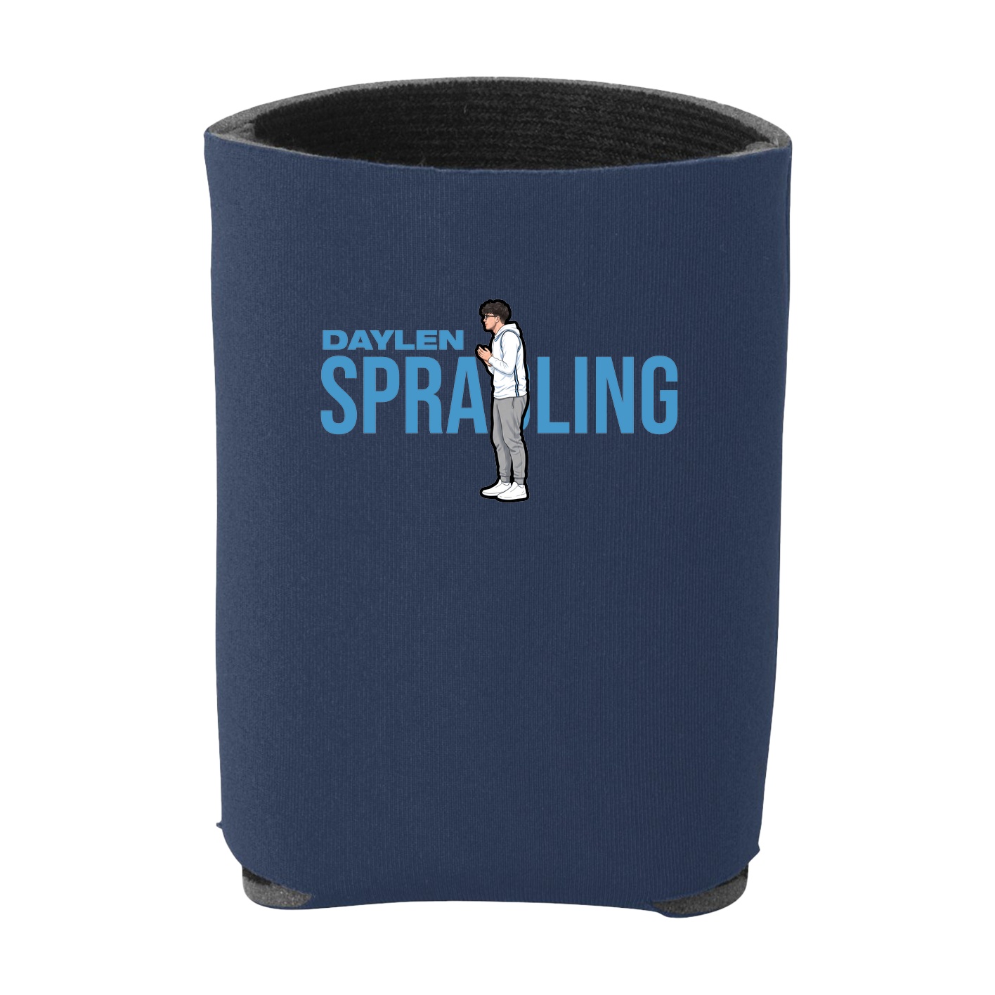 Can Holder — Player Name in Navy