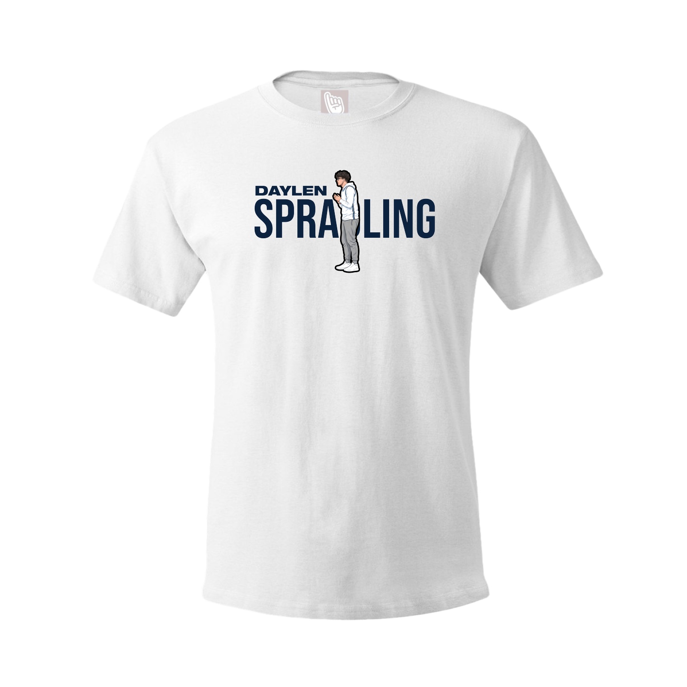 Youth Tee — Player Name in White