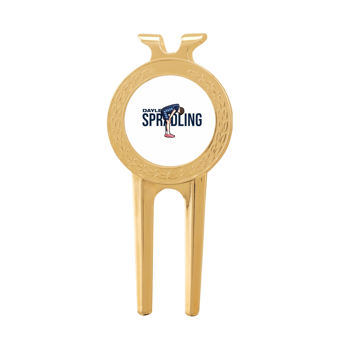 Divot Tool with Ball Marker — Player Name in Classic