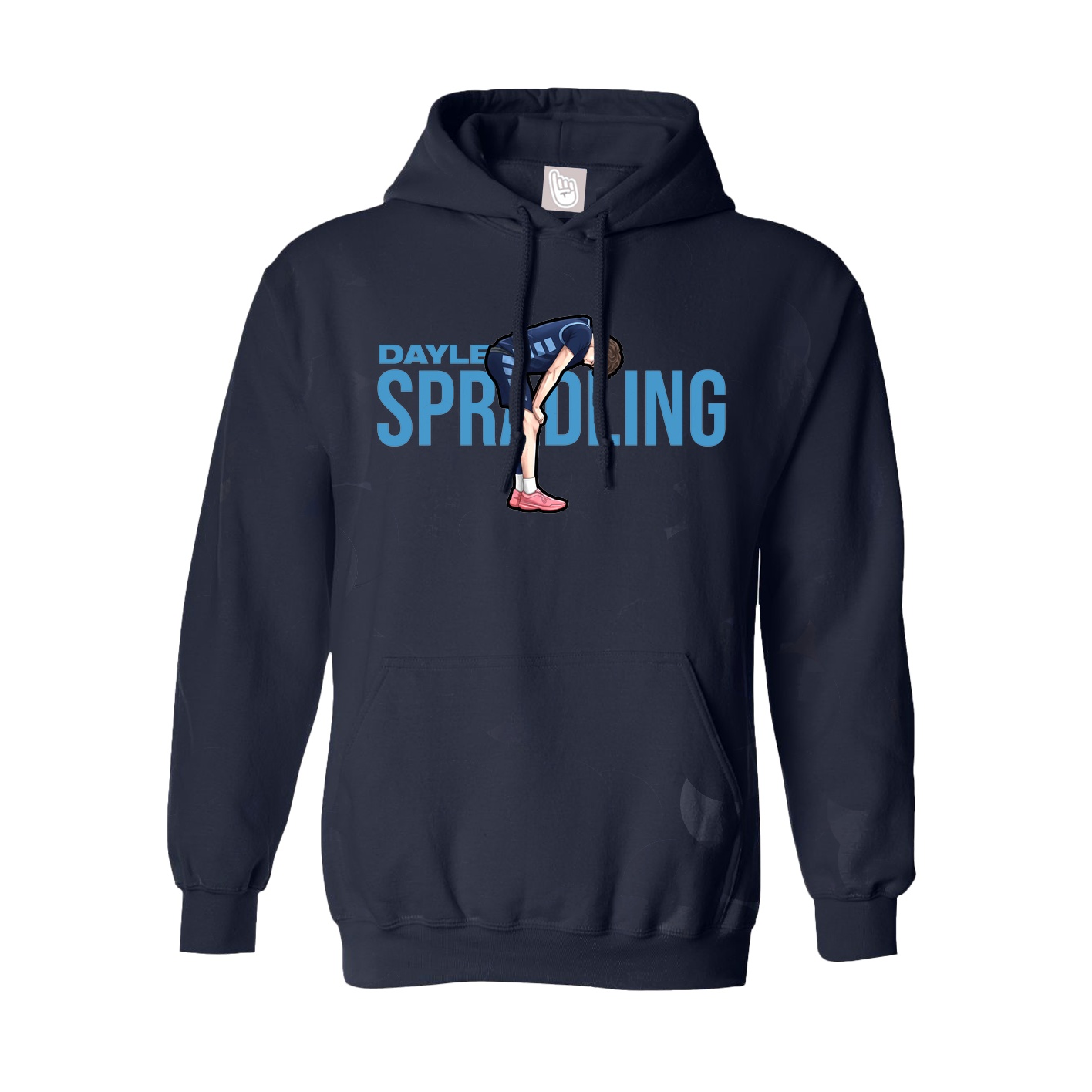 Hoodie — Player Name in Navy