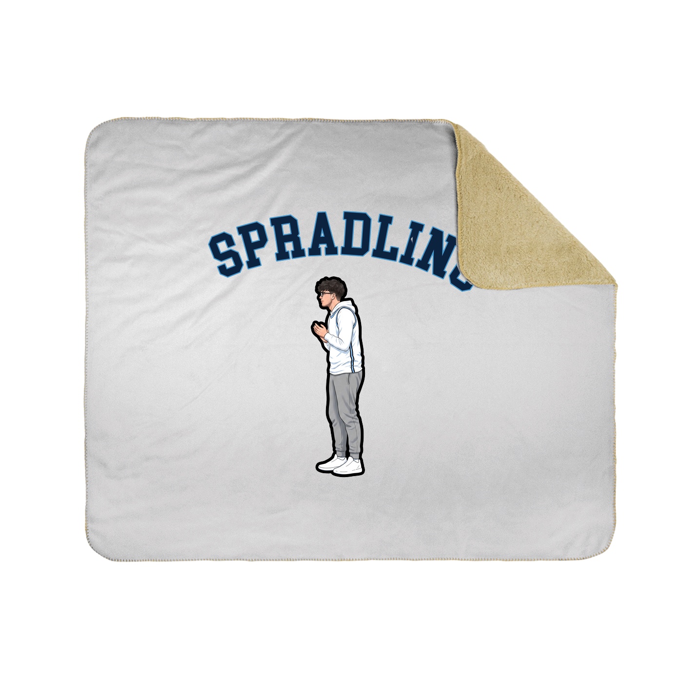 Throw Blanket — Shirsey Arch in White