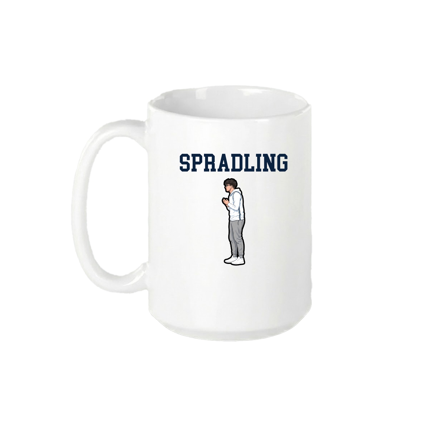 15oz Coffee Mug — Shirsey in White