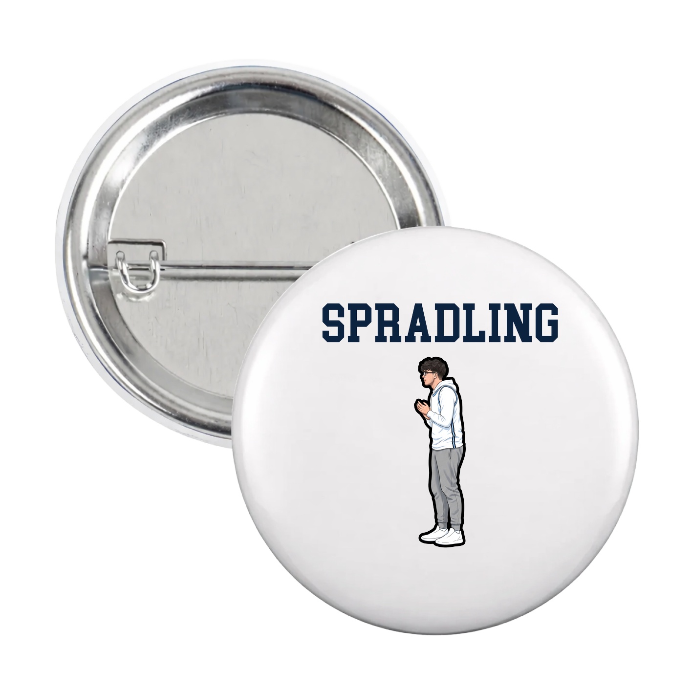 Game Day Button — Shirsey in White