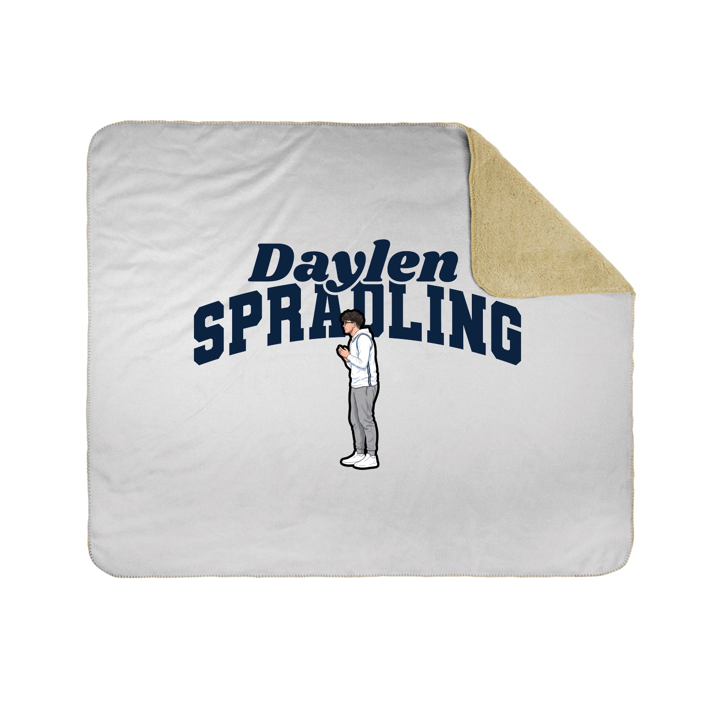 Throw Blanket — Signature Arch in White