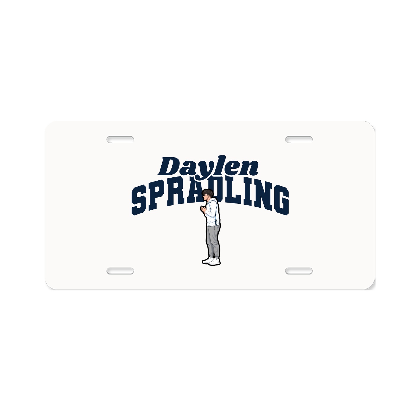 License Plate — Signature Arch in Classic