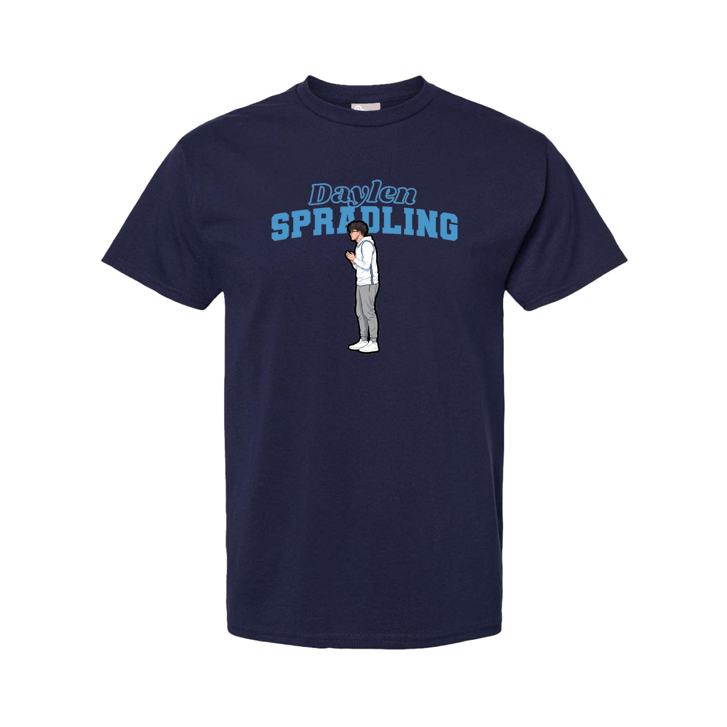 Tee — Name Arch in Navy