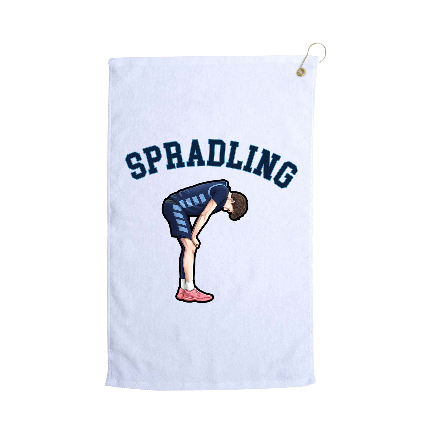 Golf Towel — Shirsey Arch in White