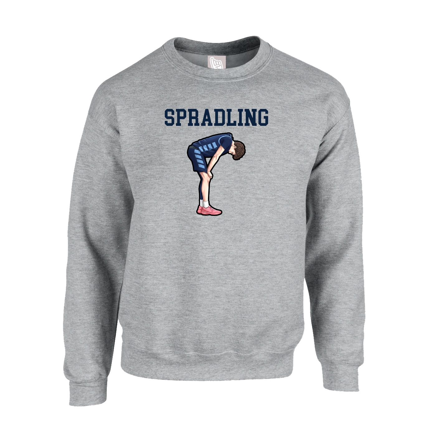 Fleece Crew — Shirsey in Grey