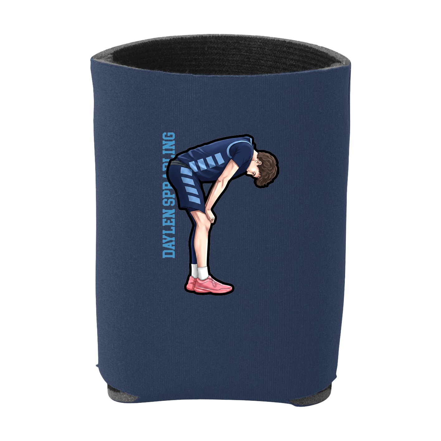 Can Holder — Name Vertical in Navy