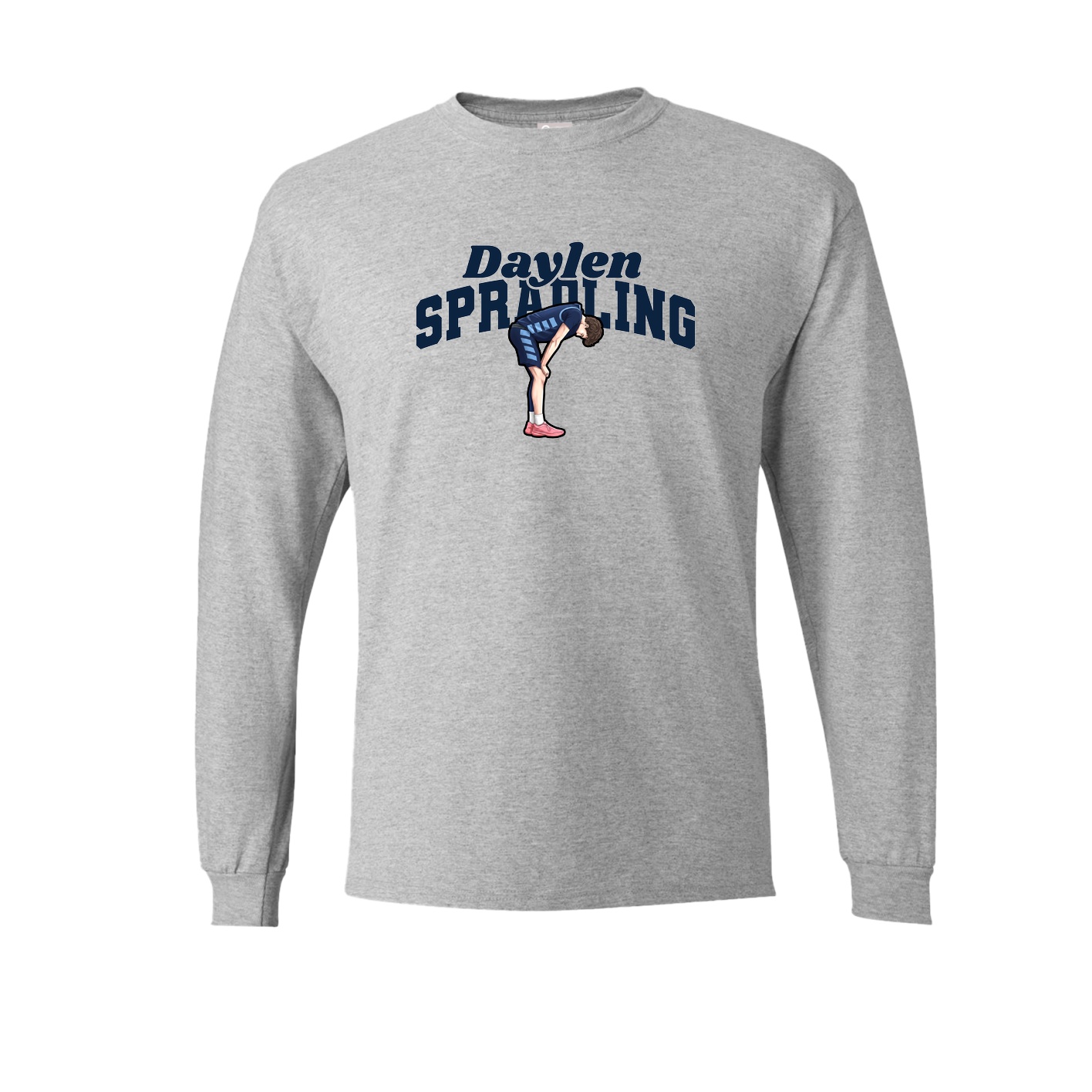 Long Sleeve Tee — Signature Arch in Grey