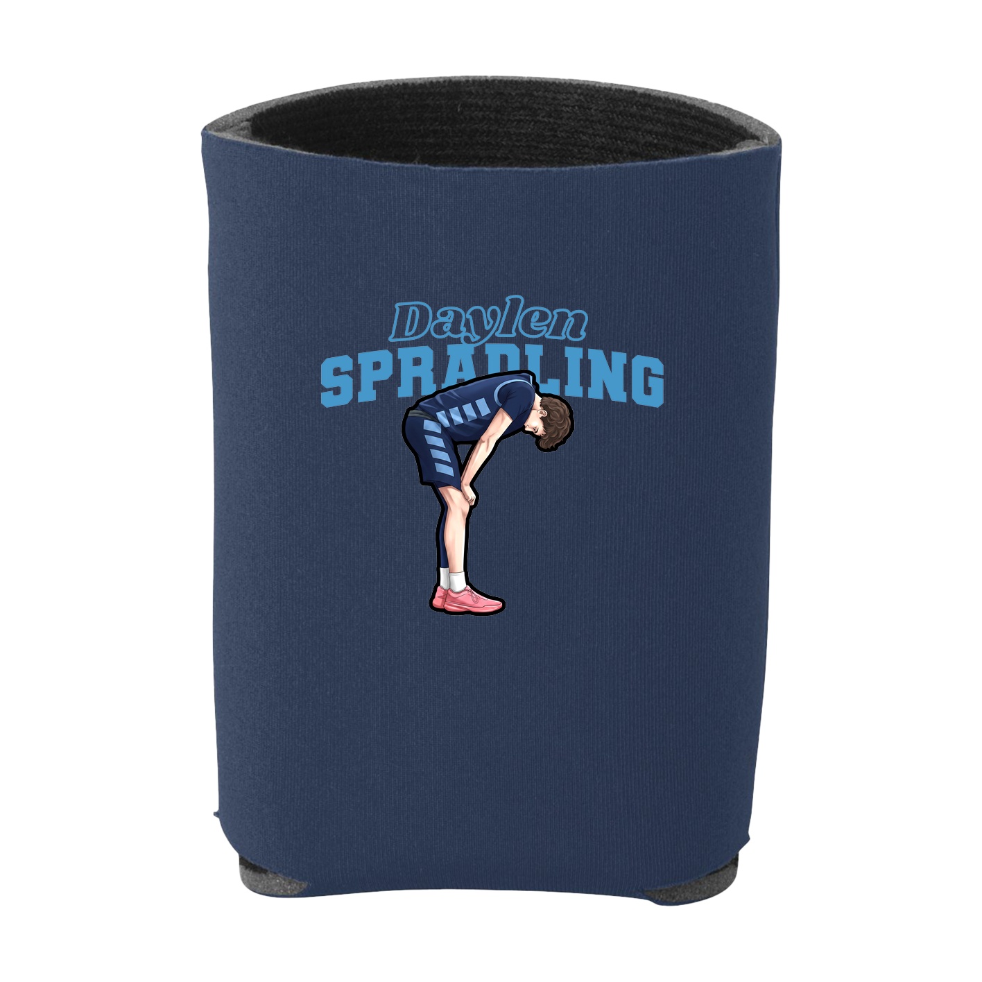 Can Holder — Name Arch in Navy