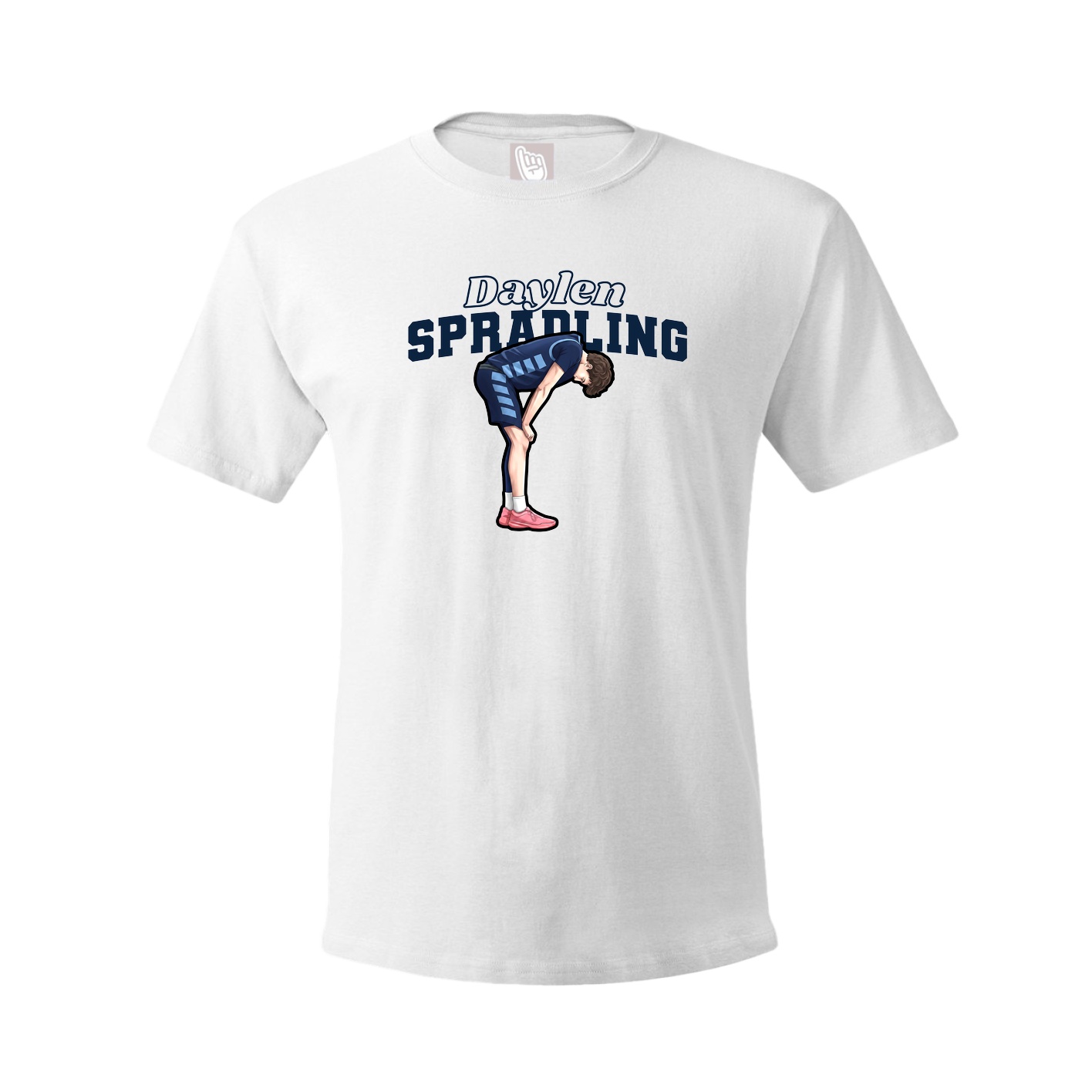 Tee — Name Arch in White