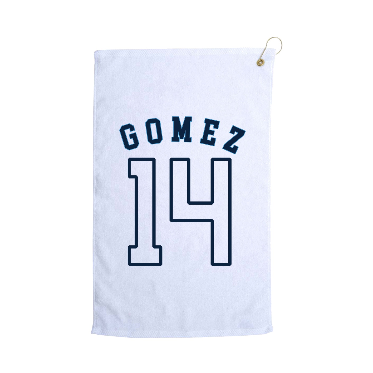 Golf Towel — Shirsey Arch in White