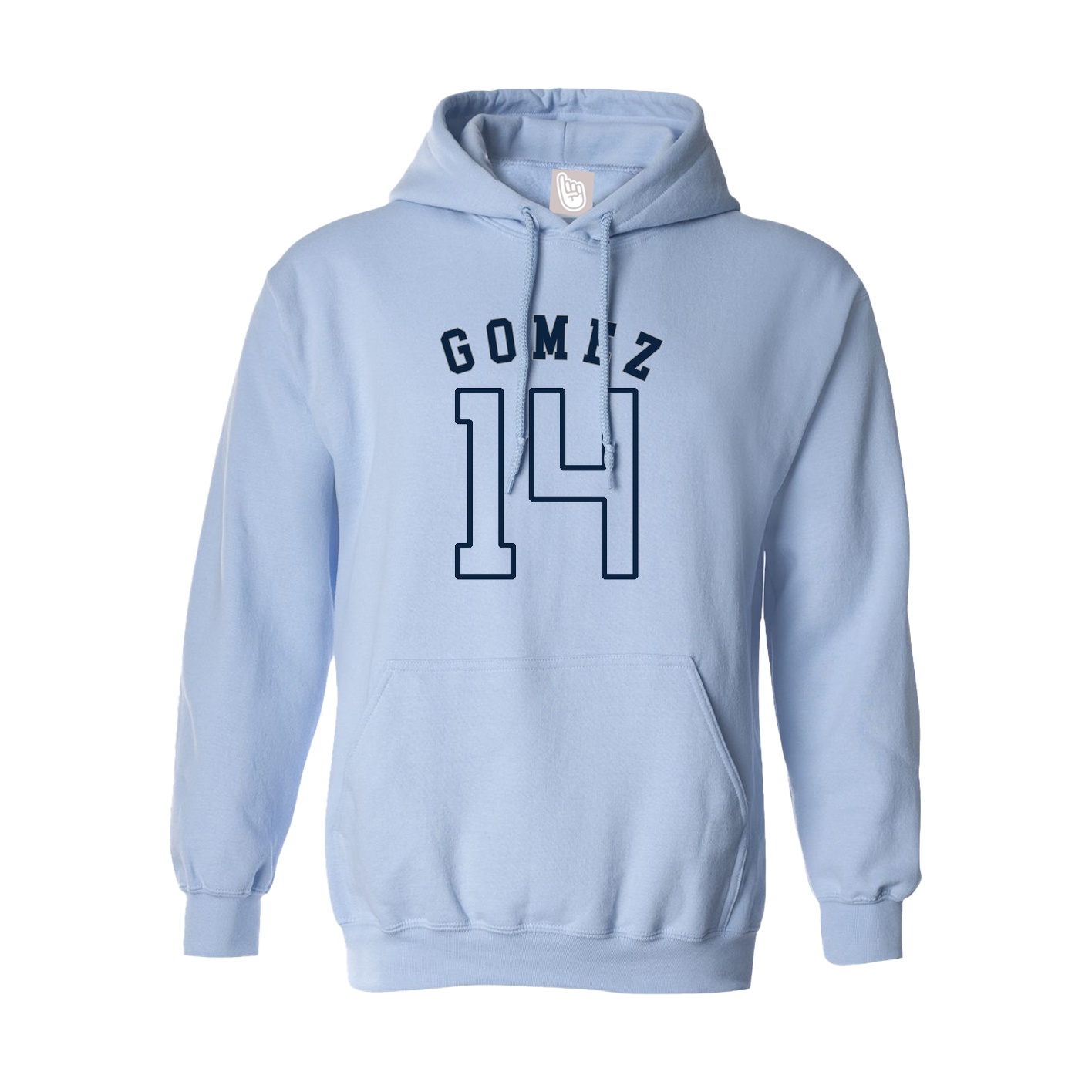 Hoodie — Shirsey Arch in Light Blue
