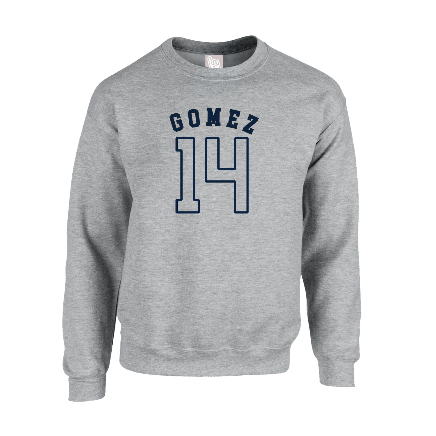 Fleece Crew — Shirsey Arch in Grey