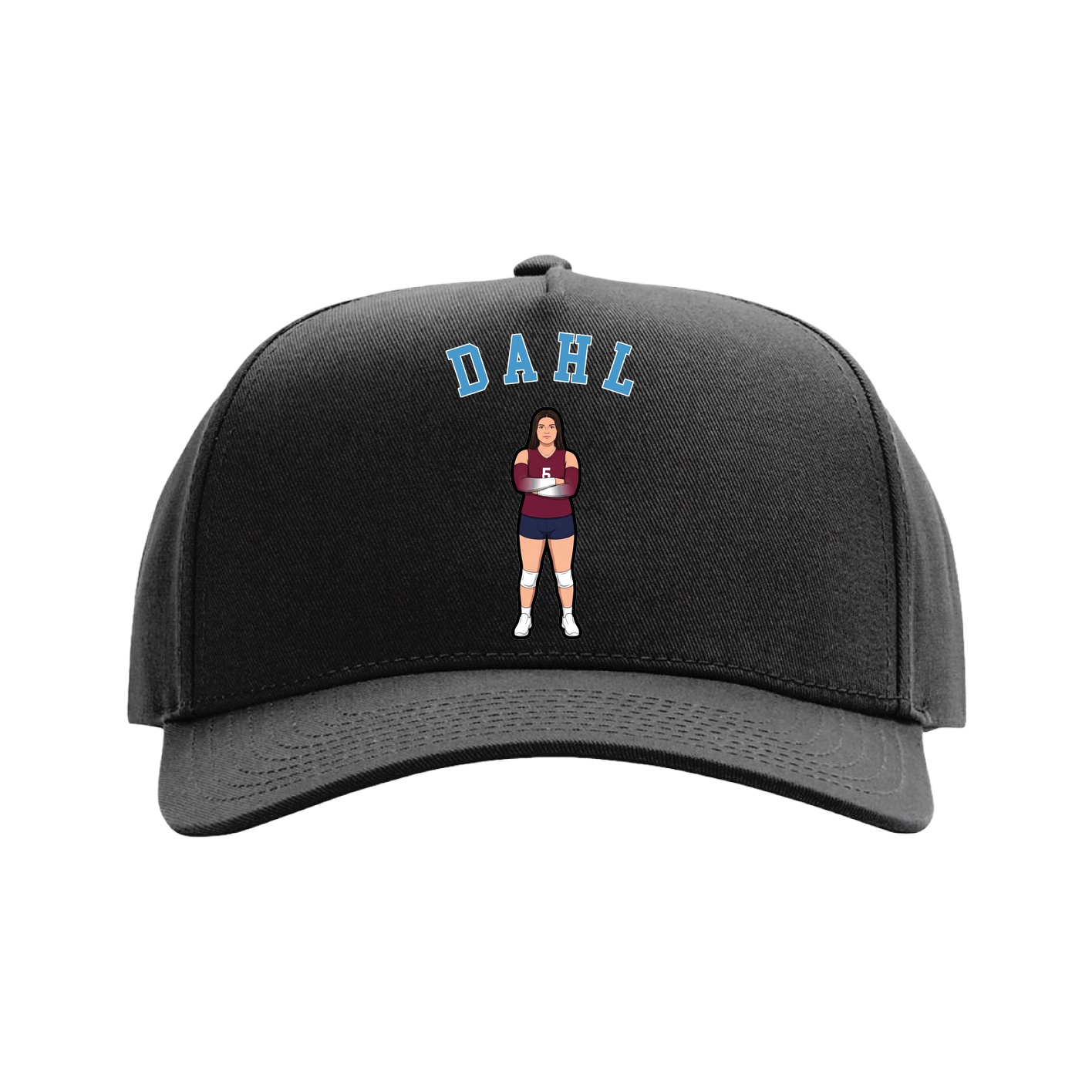 Full Fabric Five-Panel Champ Cap