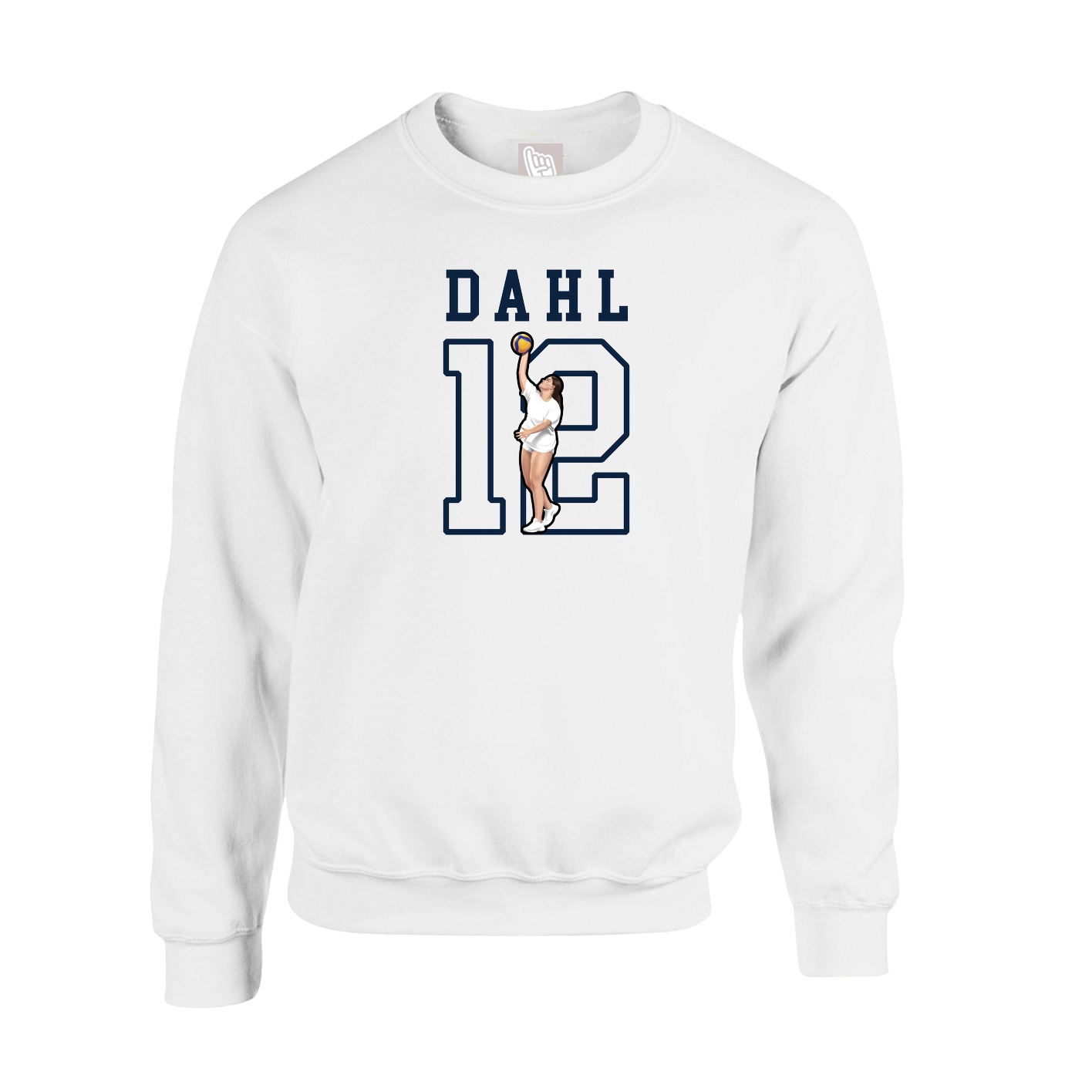 Fleece Crew — Shirsey in White