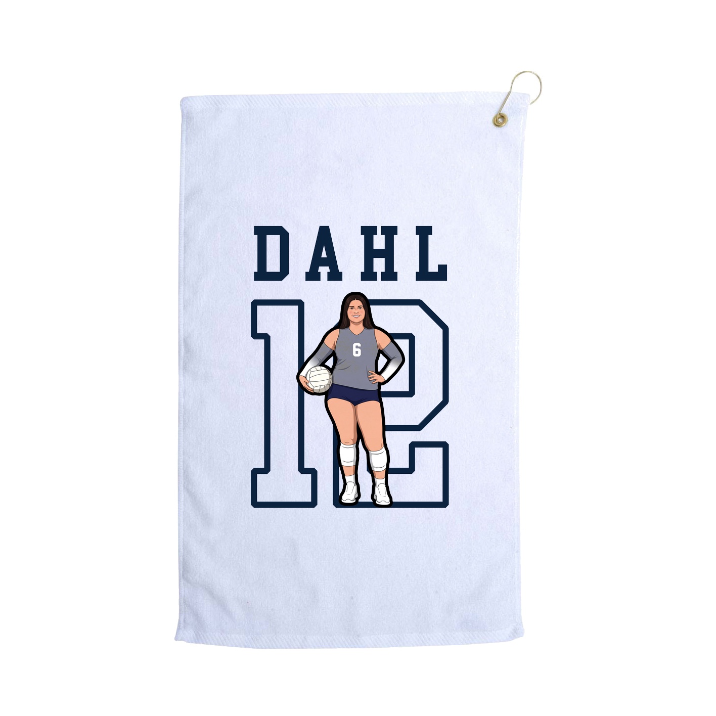 Golf Towel — Shirsey in White