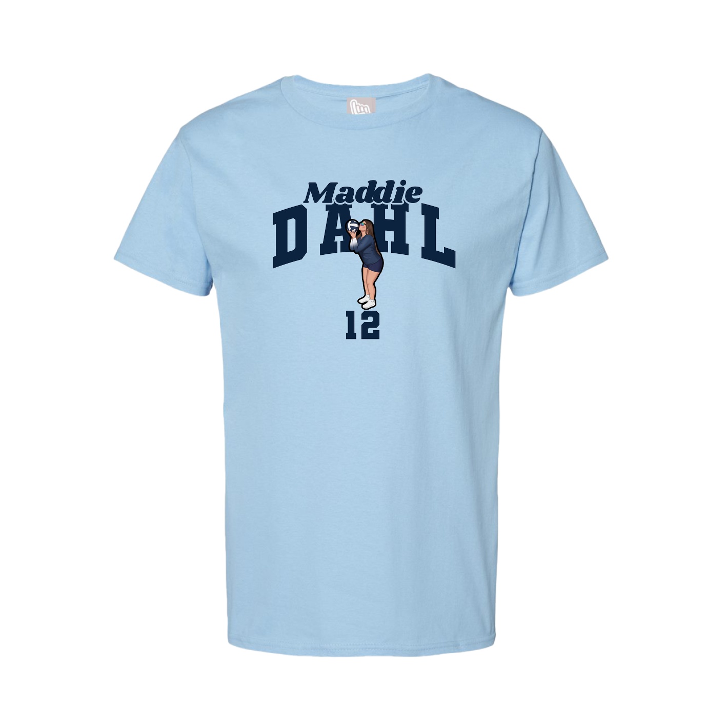 Tee — Signature Arch in Light Blue