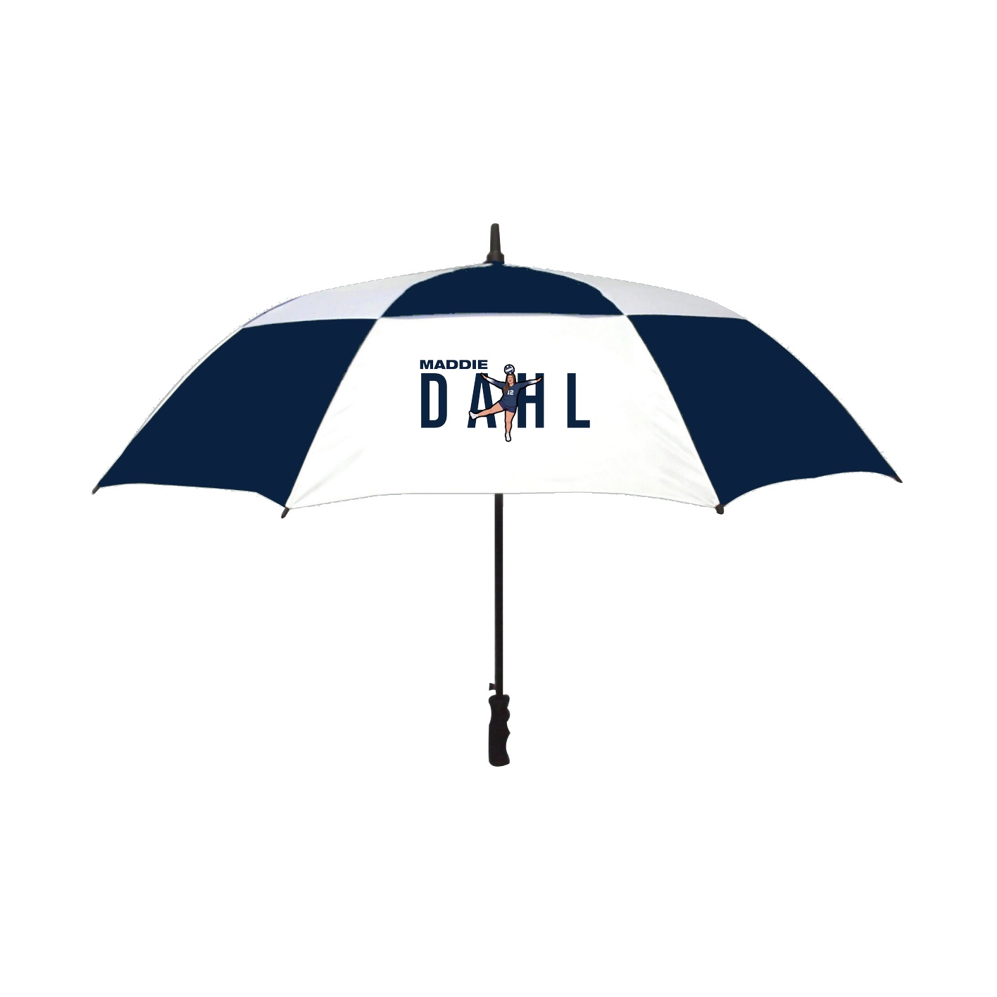 Golf Umbrella — Player Name in Navy
