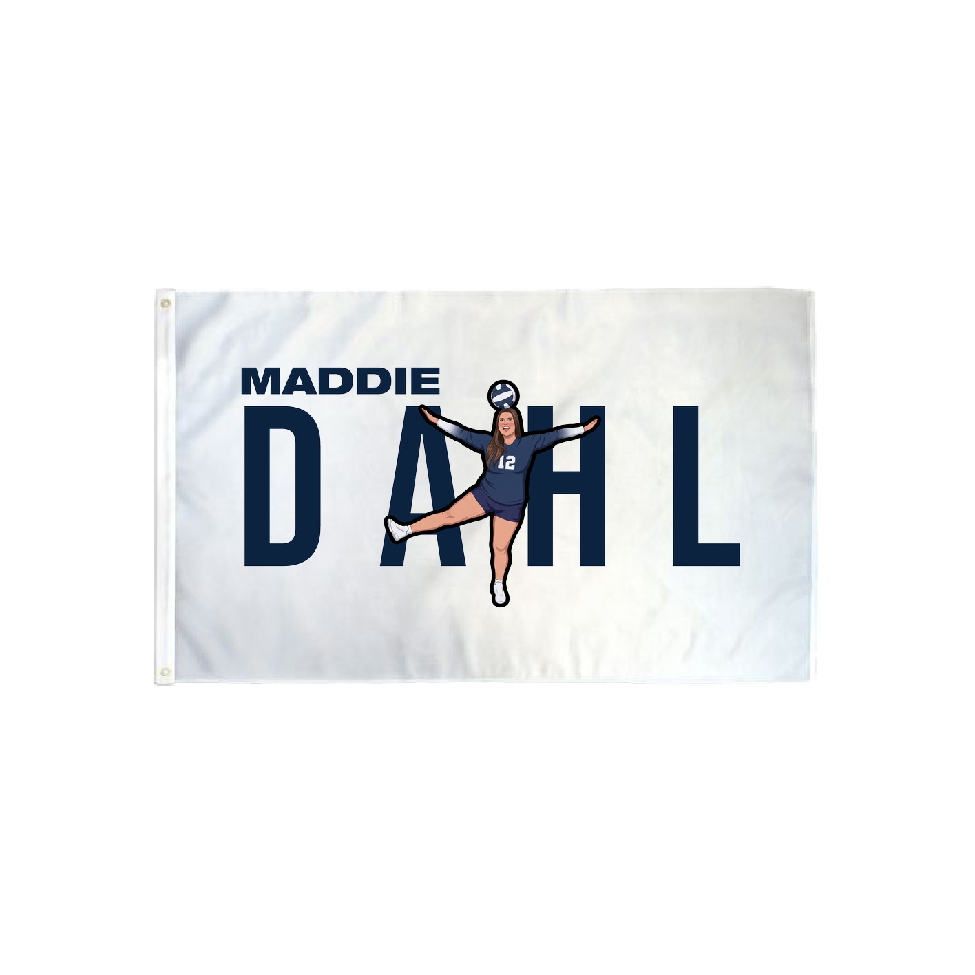 3x5 Flag — Player Name in Classic